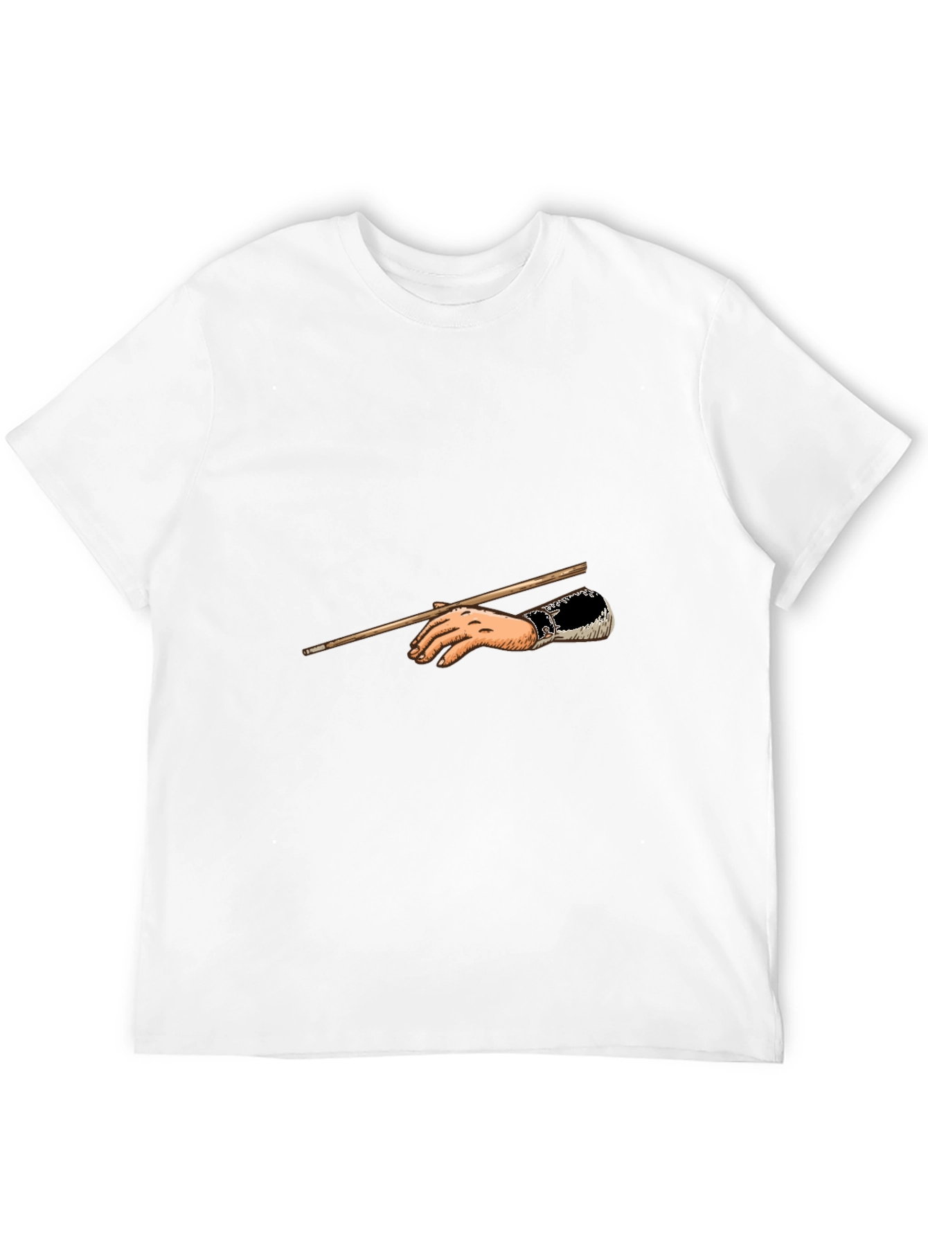Classic Hand Holding Stick Graphic T-Shirt