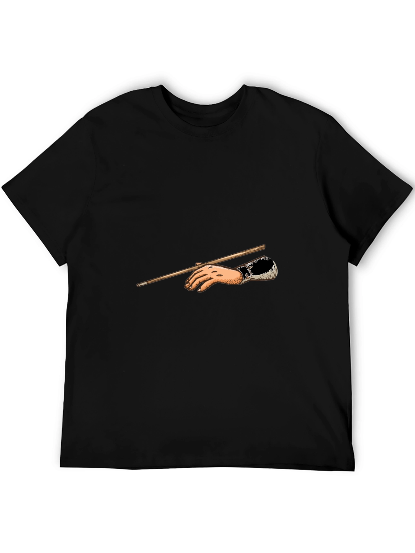 Classic Hand Holding Stick Graphic T-Shirt