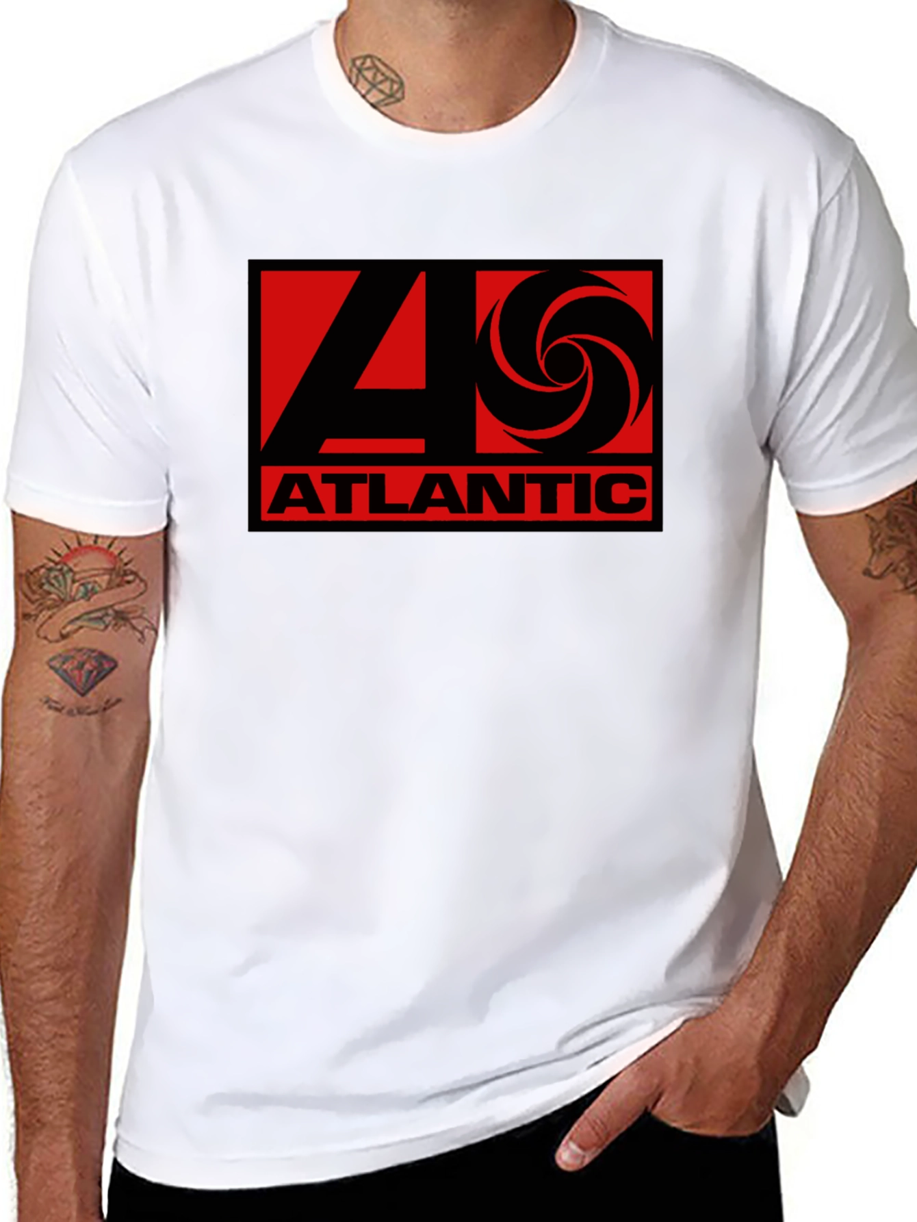 Atlantic Records 40th Anniversary Black T-Shirt