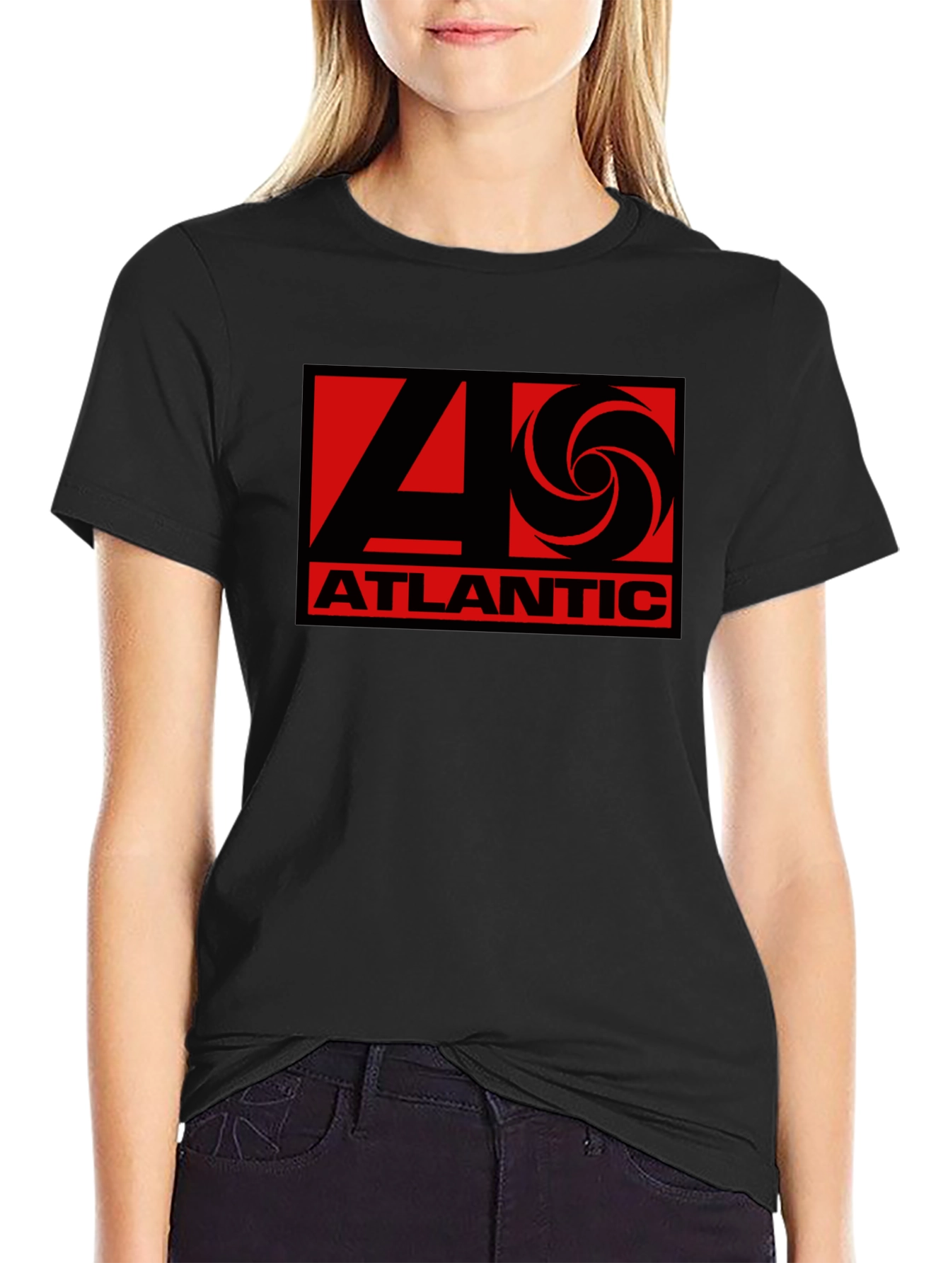 Atlantic Records 40th Anniversary Black T-Shirt