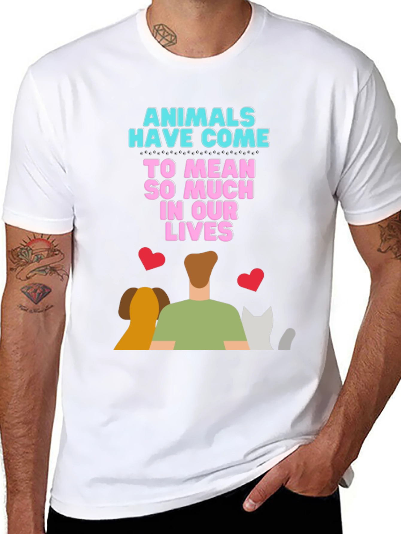 Animals In Our Lives Graphic Tee