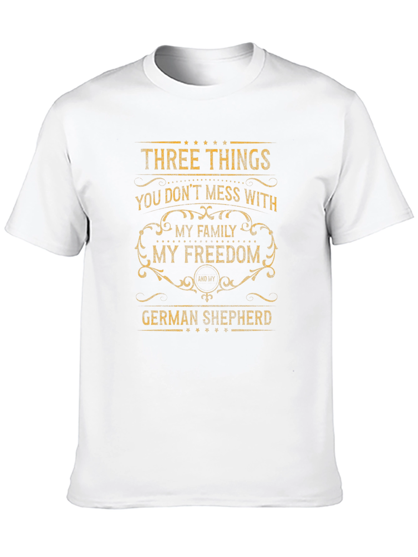 Three Things German Shepherd T-Shirt