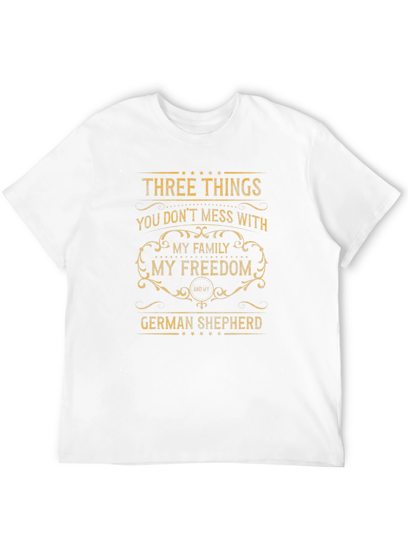Three Things German Shepherd T-Shirt