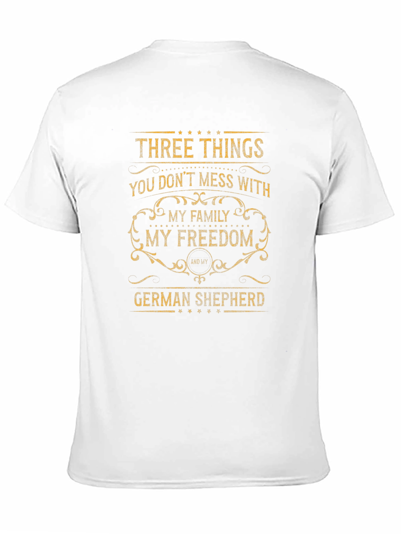 Three Things German Shepherd T-Shirt