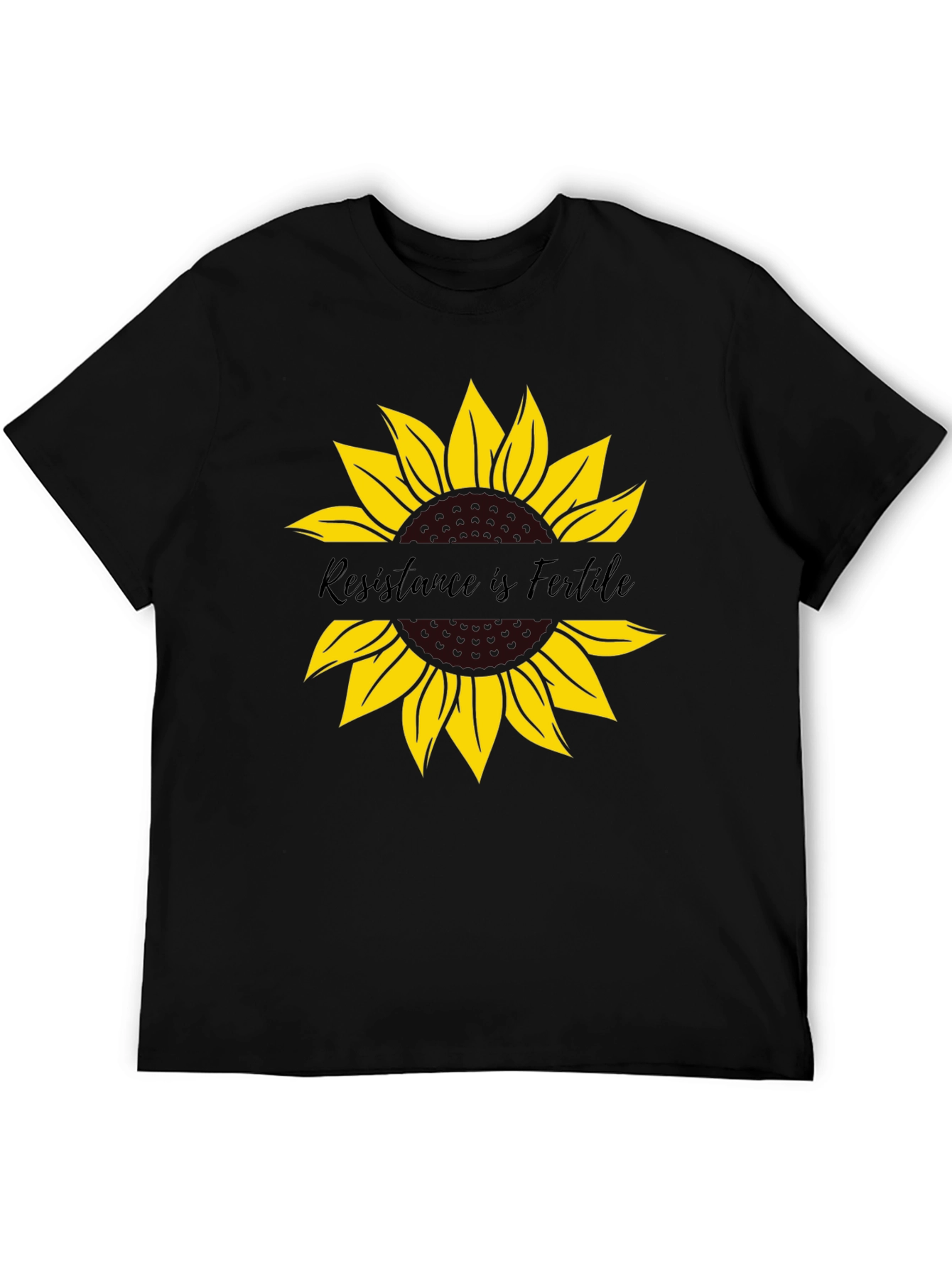 Resistance is Fertile Sunflower Graphic Tee