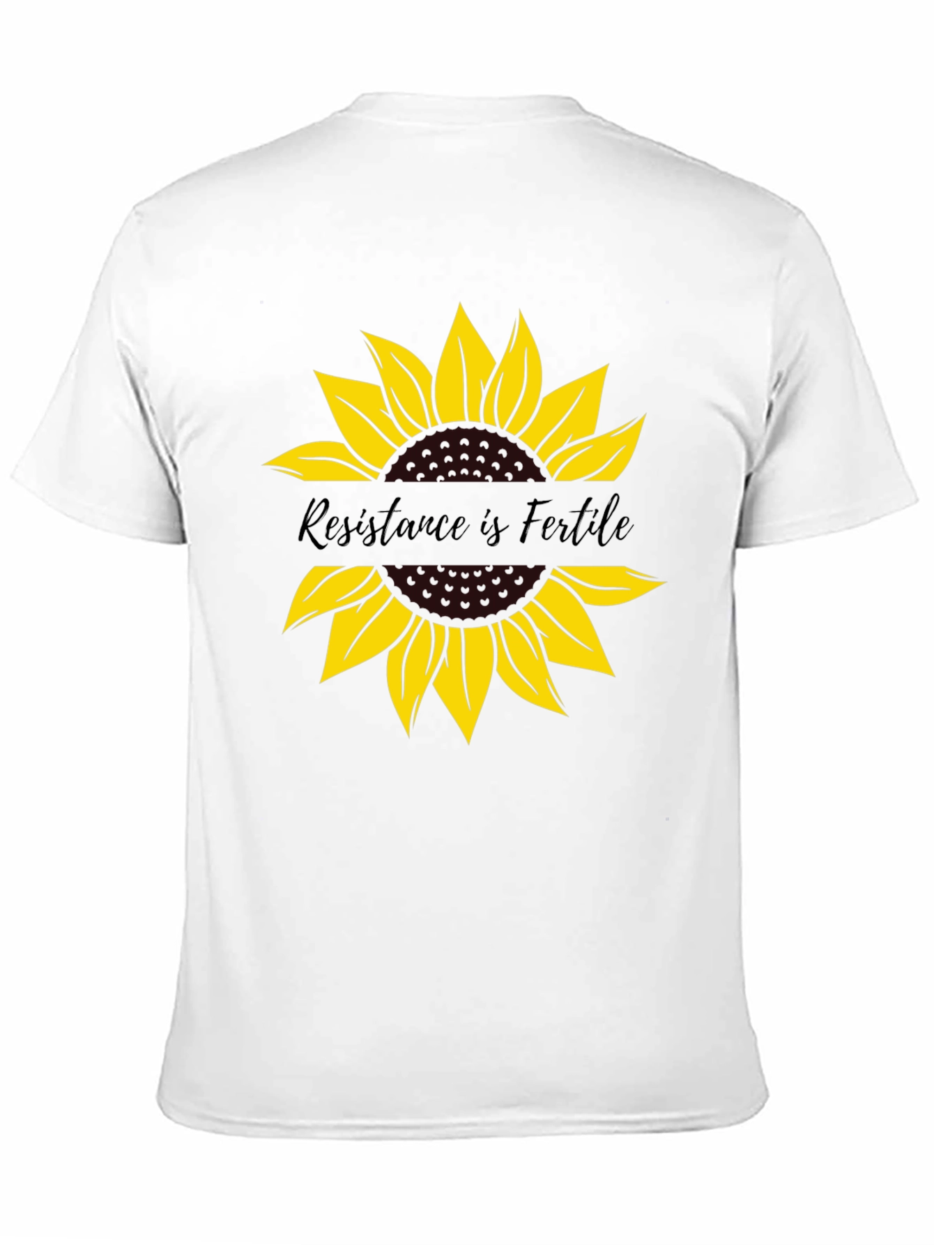 Resistance is Fertile Sunflower Graphic Tee