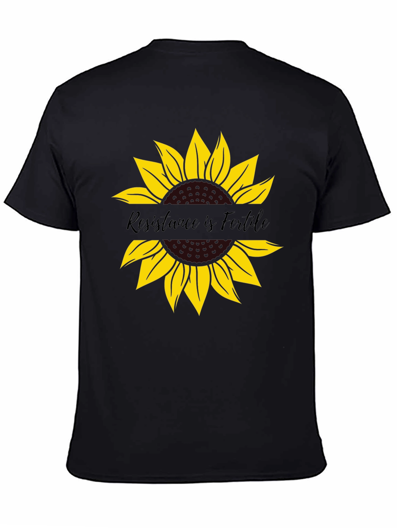 Resistance is Fertile Sunflower Graphic Tee