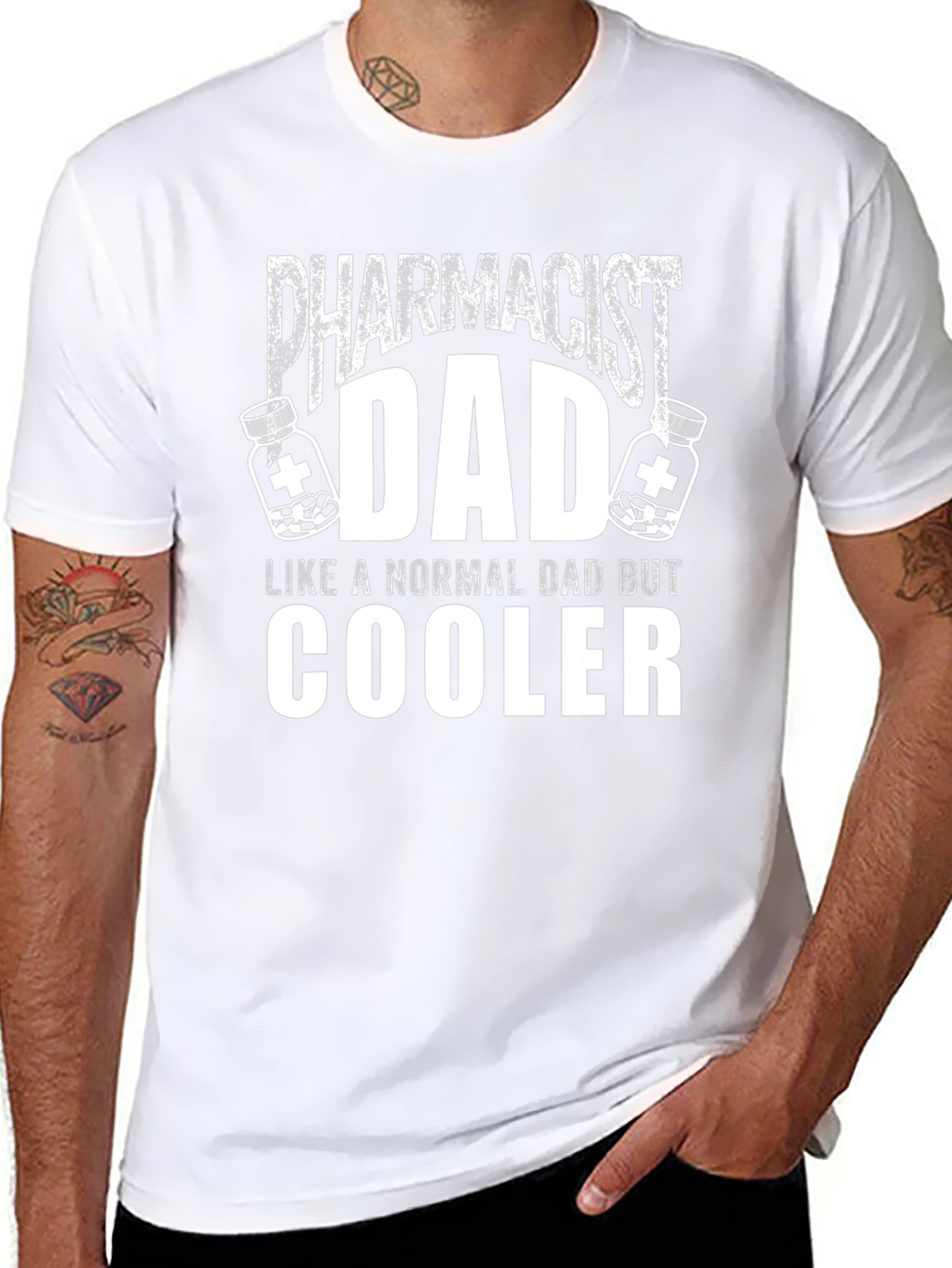 Pharmacist Dad T-Shirt - Funny Cool Dad Tee