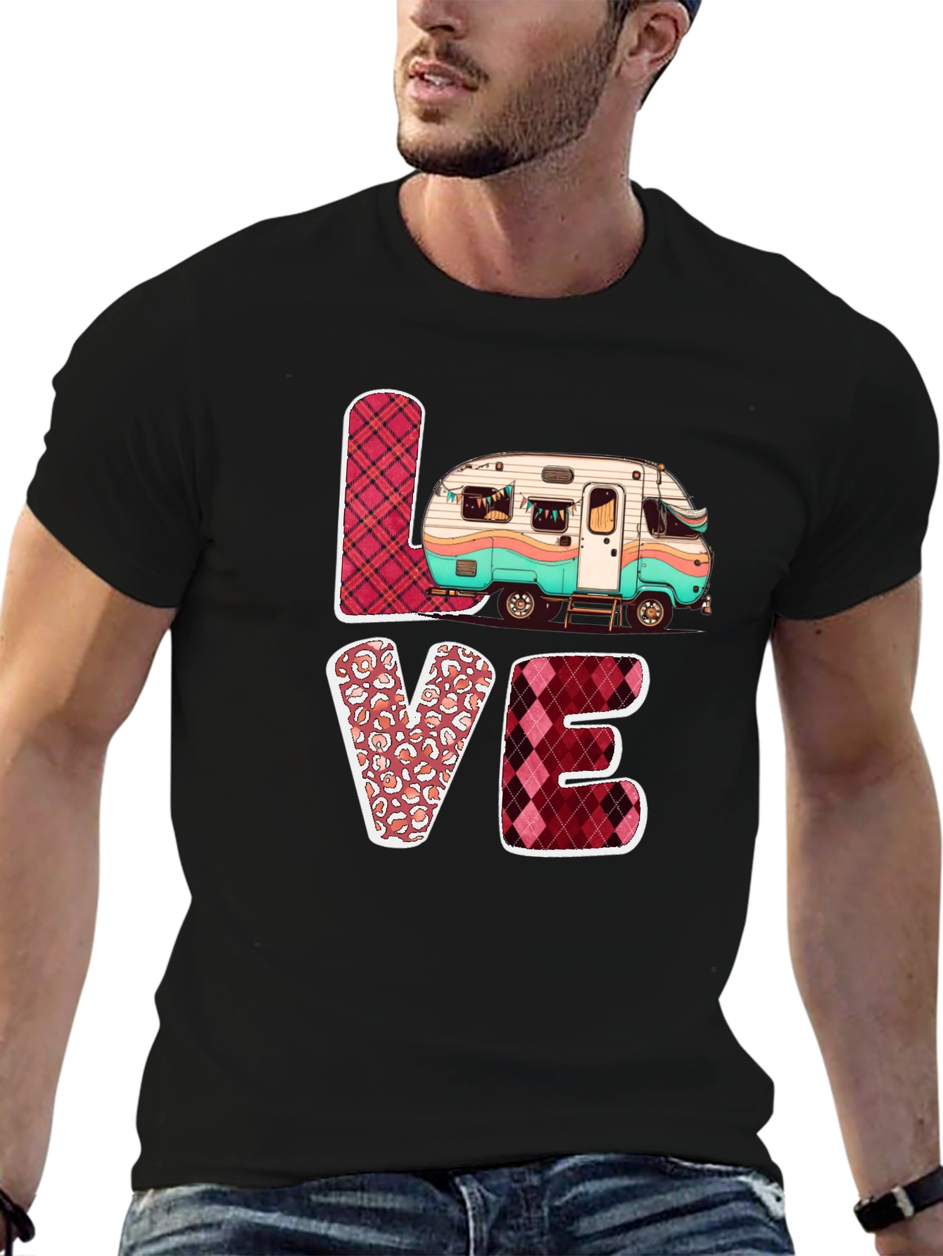 LOVE Camping T-Shirt Cute Camper Tee