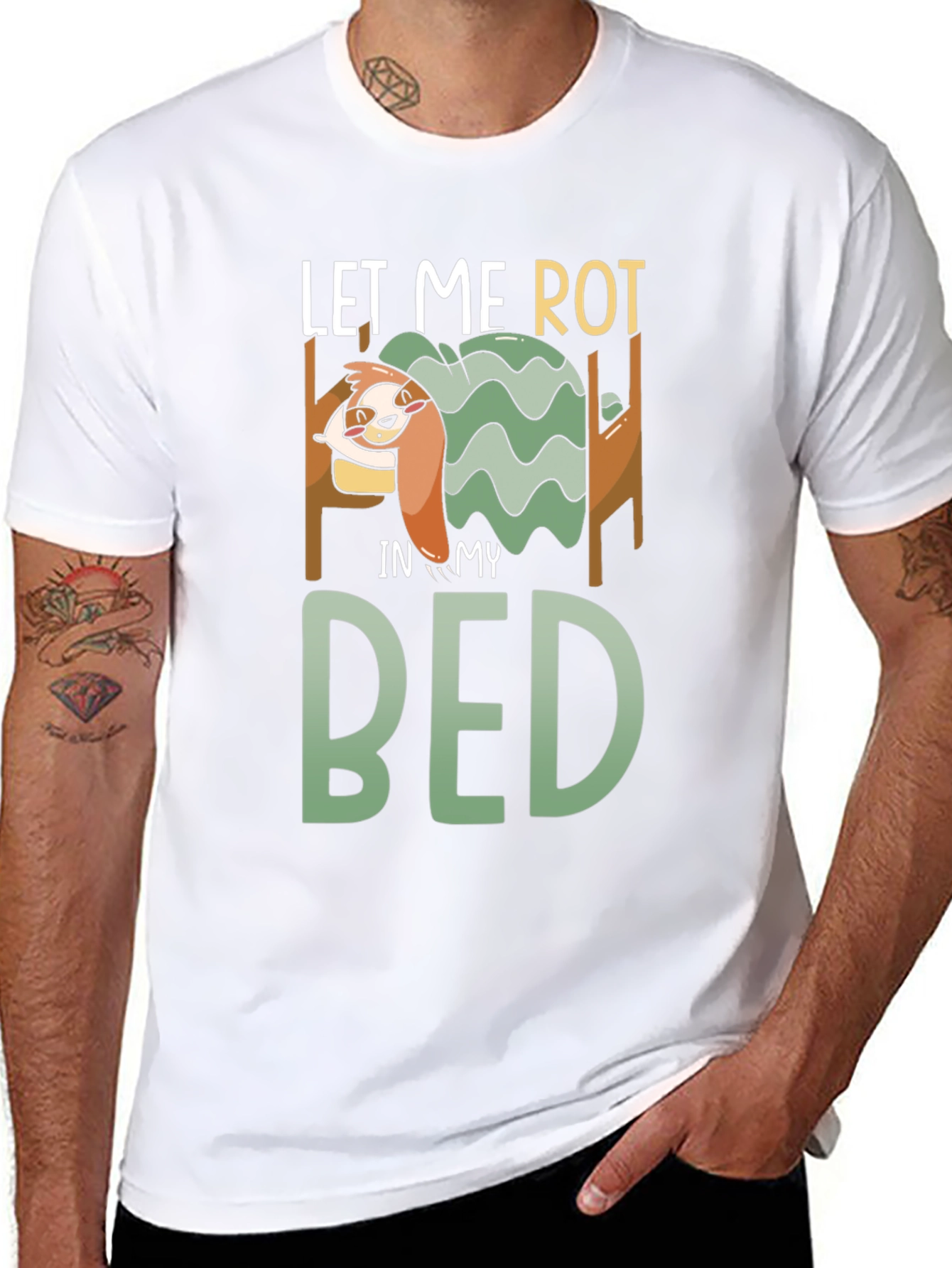 Let Me Rot in My Bed Graphic Tee