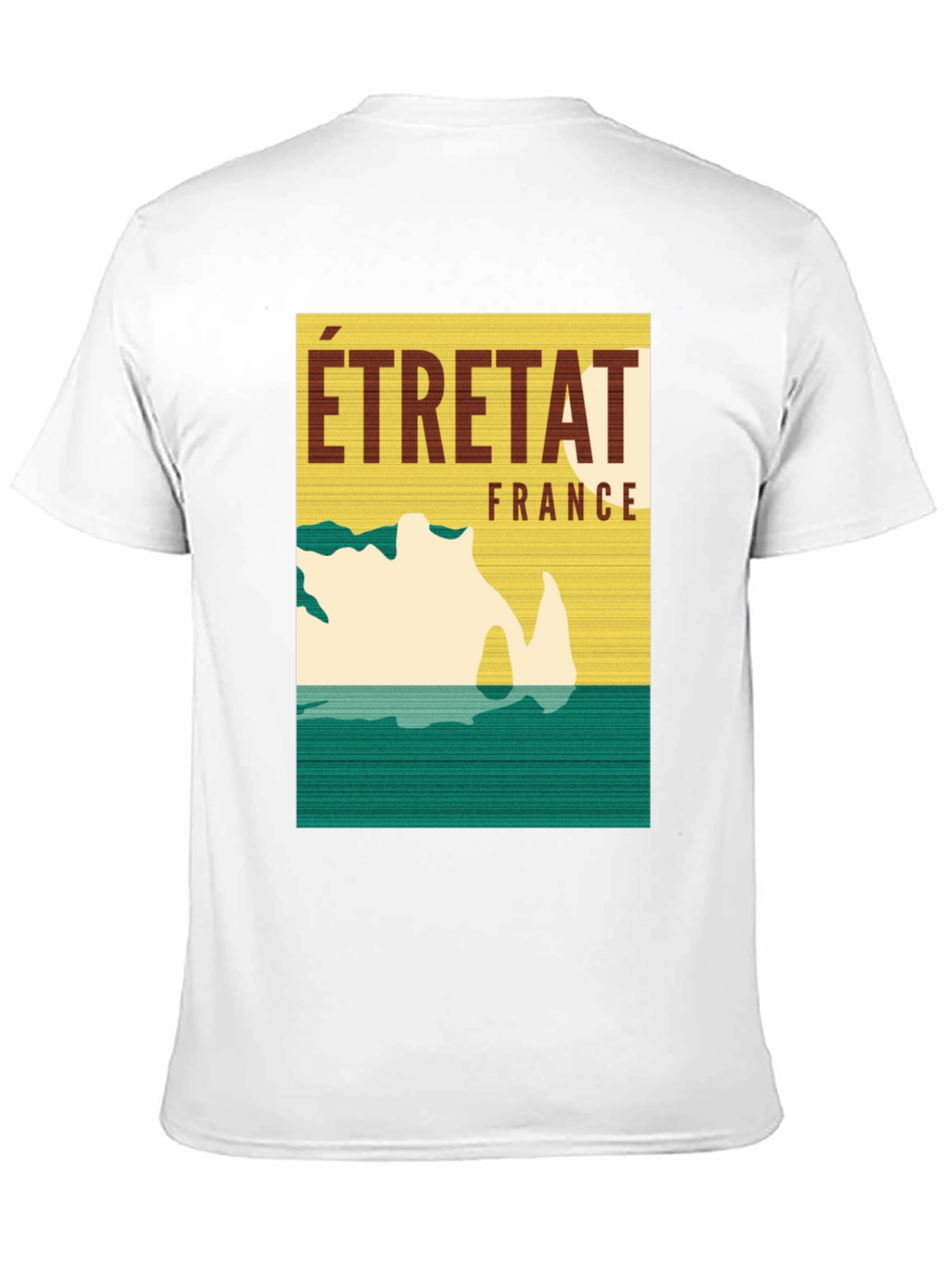 Étretat France Graphic Tee - Coastal Travel T-Shirt
