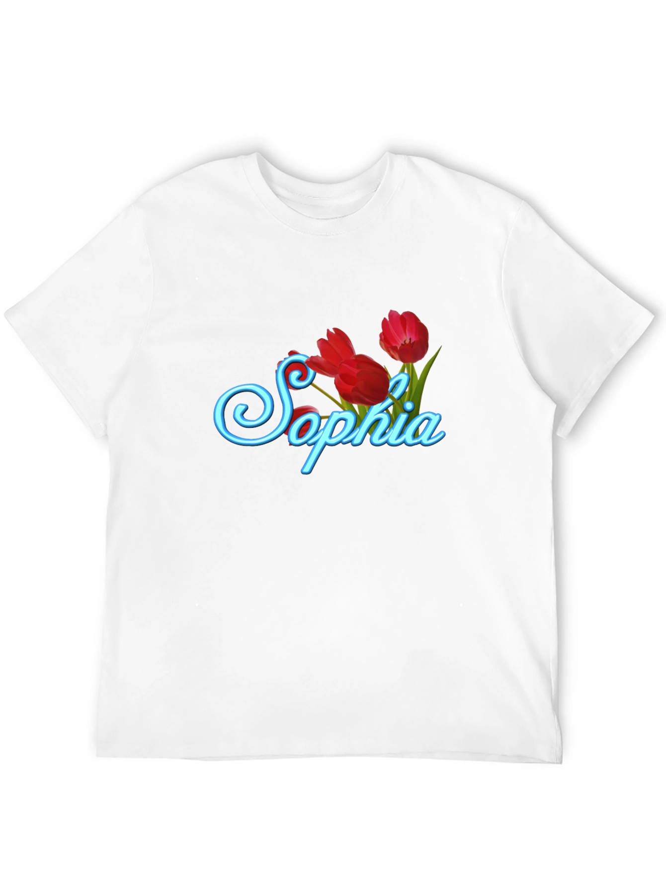 Sophia Tulip Black T-Shirt