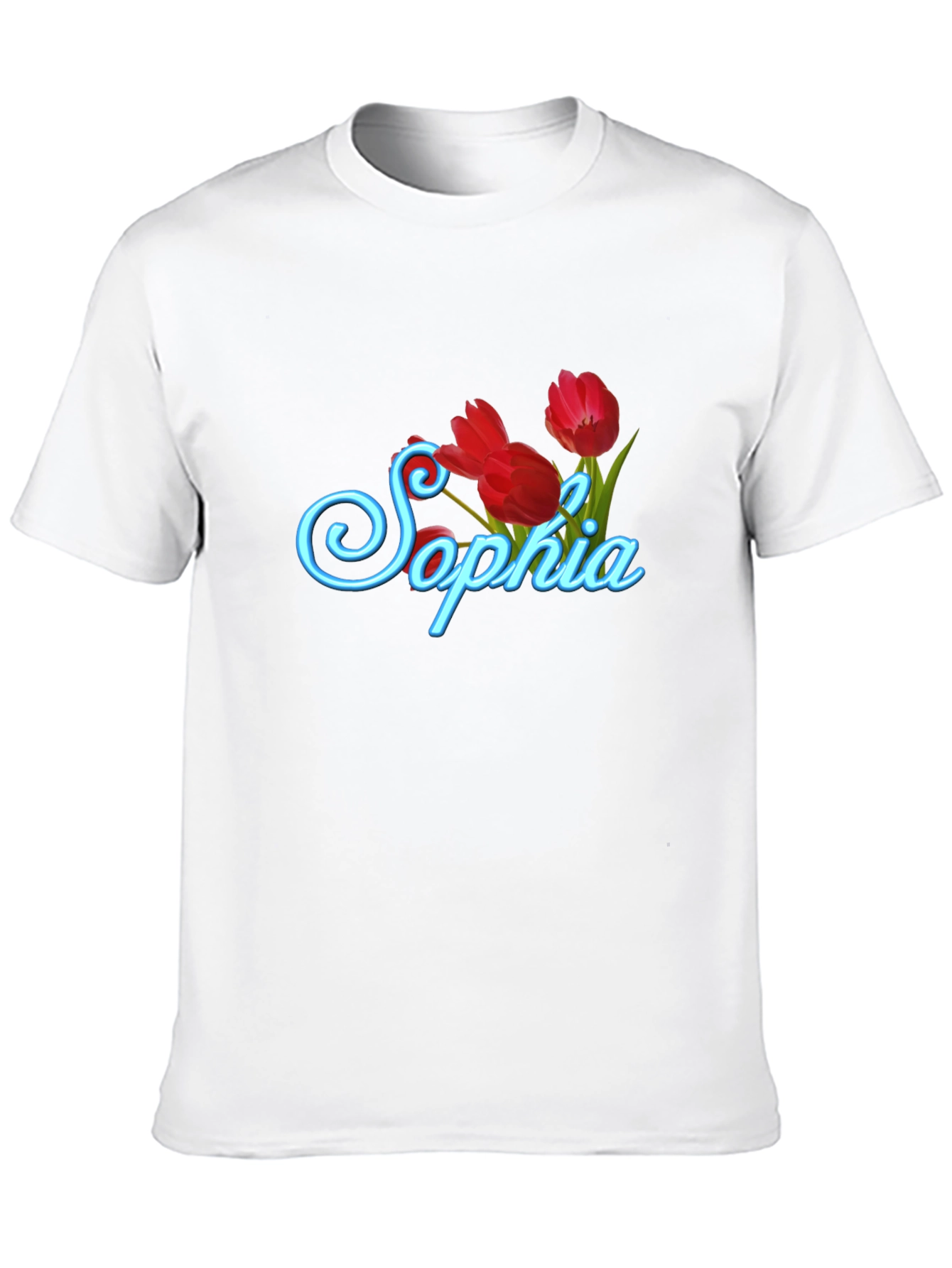 Sophia Tulip Black T-Shirt