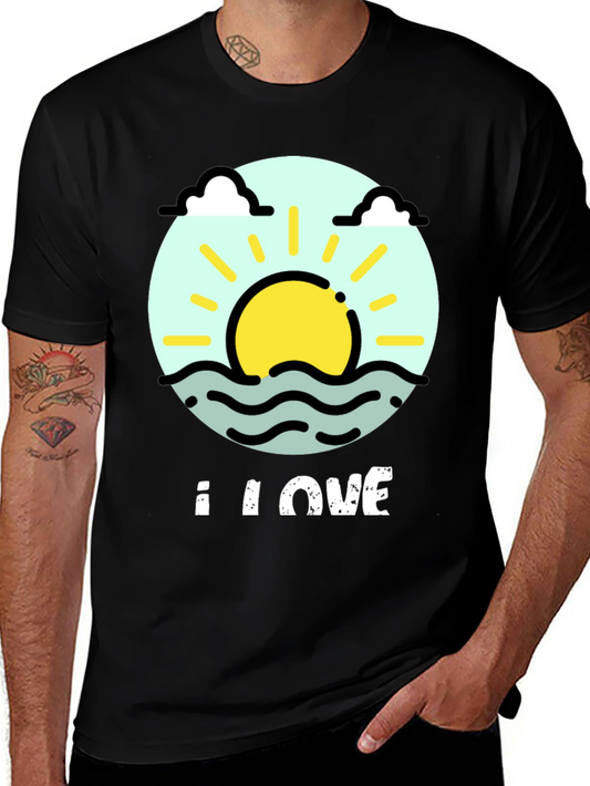 I Love The Sun T-Shirt - Summer Beach Tee