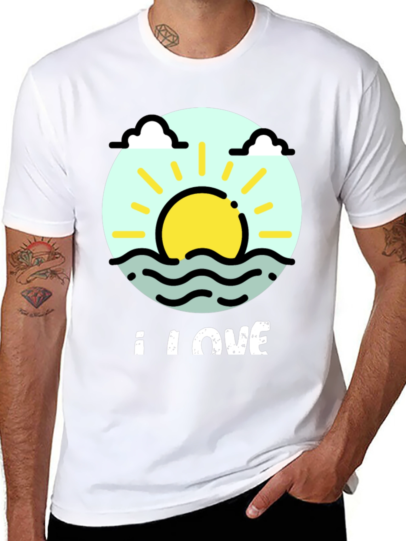 I Love The Sun T-Shirt - Summer Beach Tee