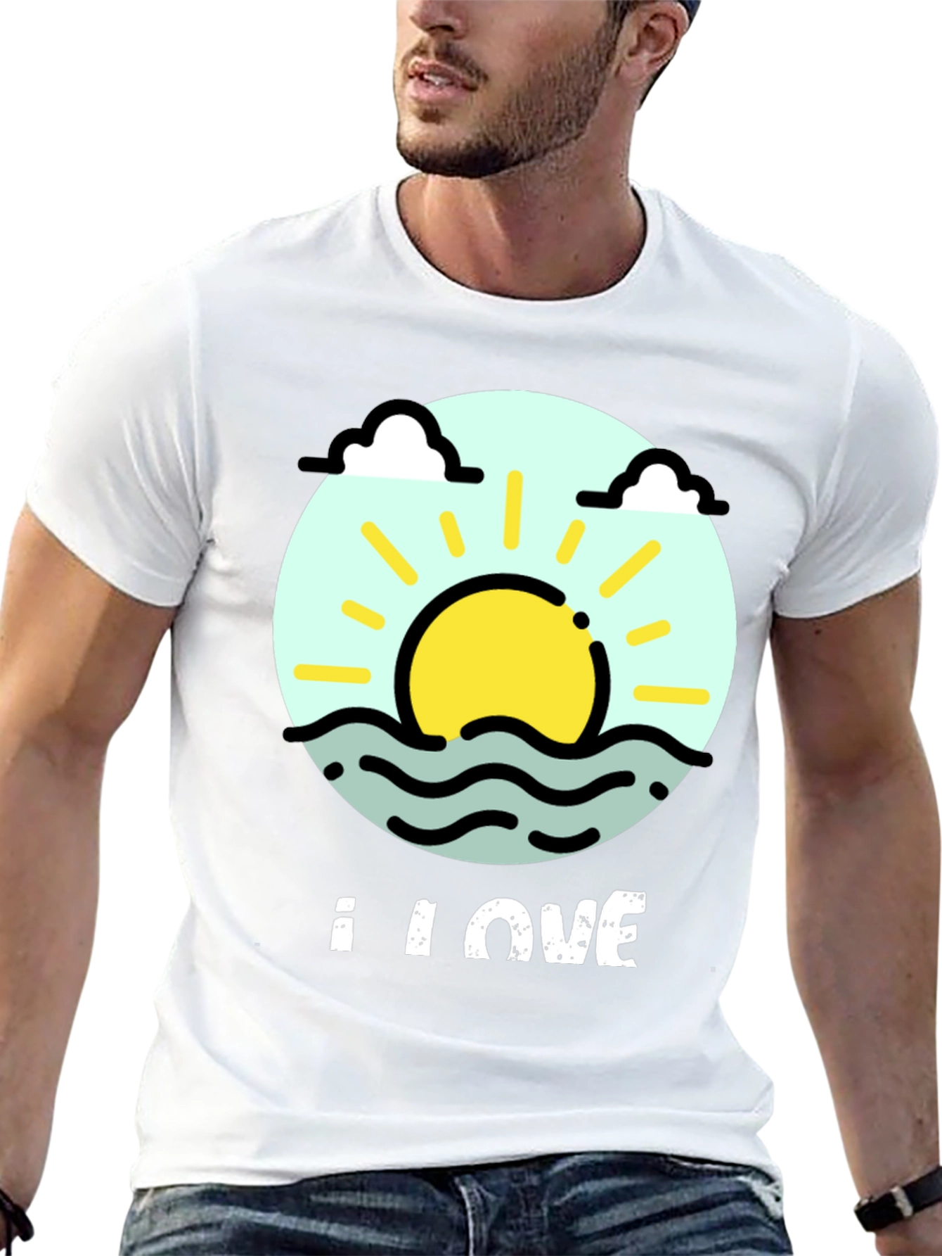 I Love The Sun T-Shirt - Summer Beach Tee