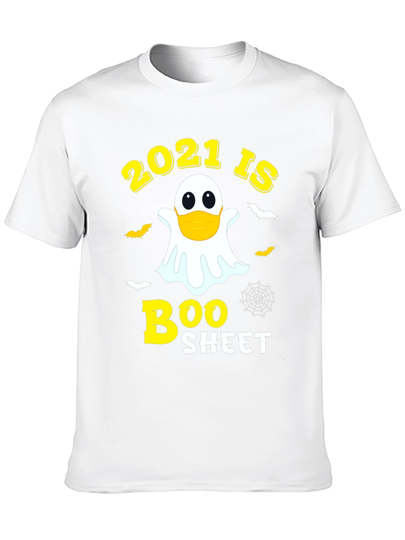 2021 Is Boo Sheet Funny Halloween Ghost T-Shirt