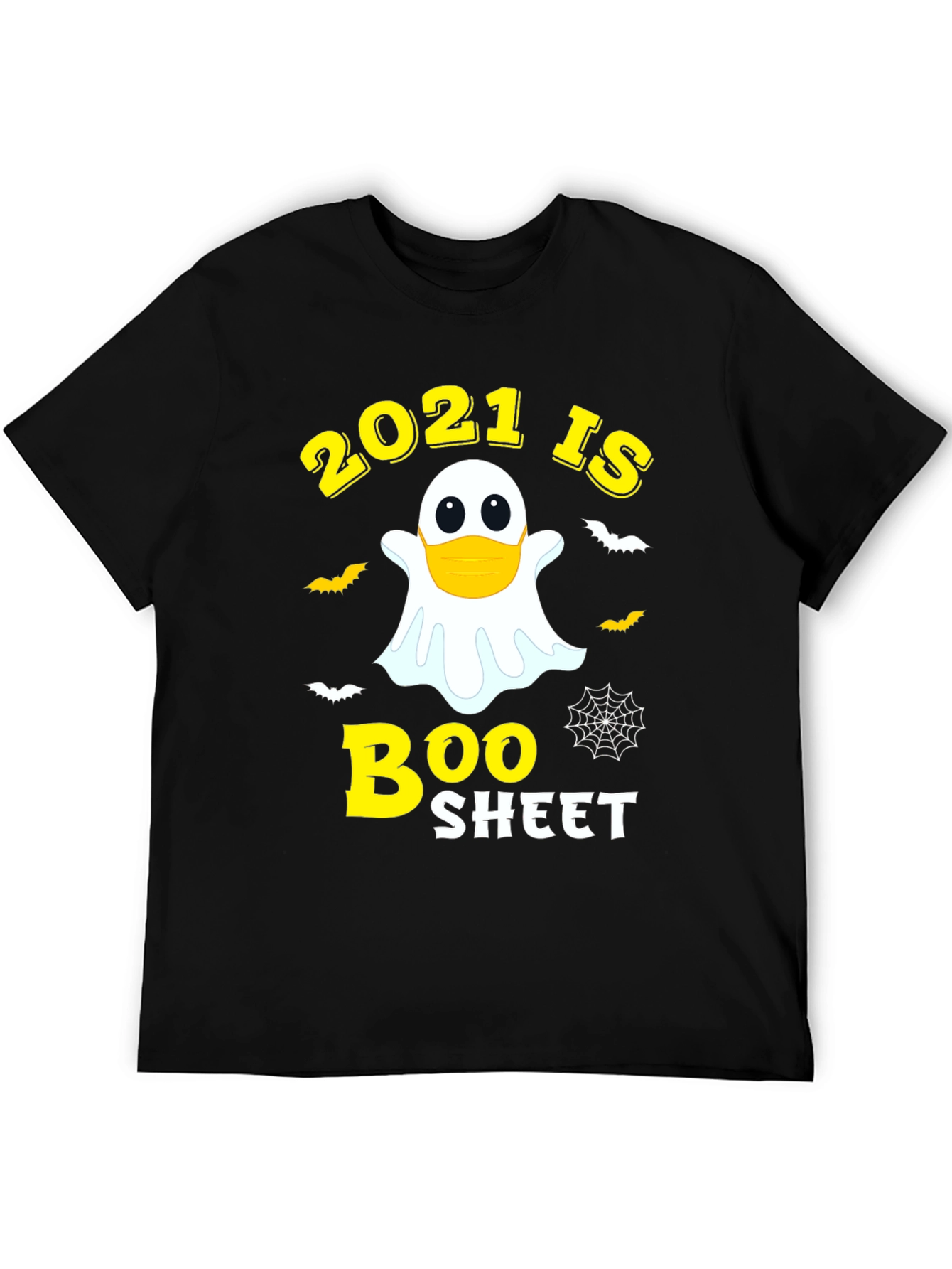 2021 Is Boo Sheet Funny Halloween Ghost T-Shirt