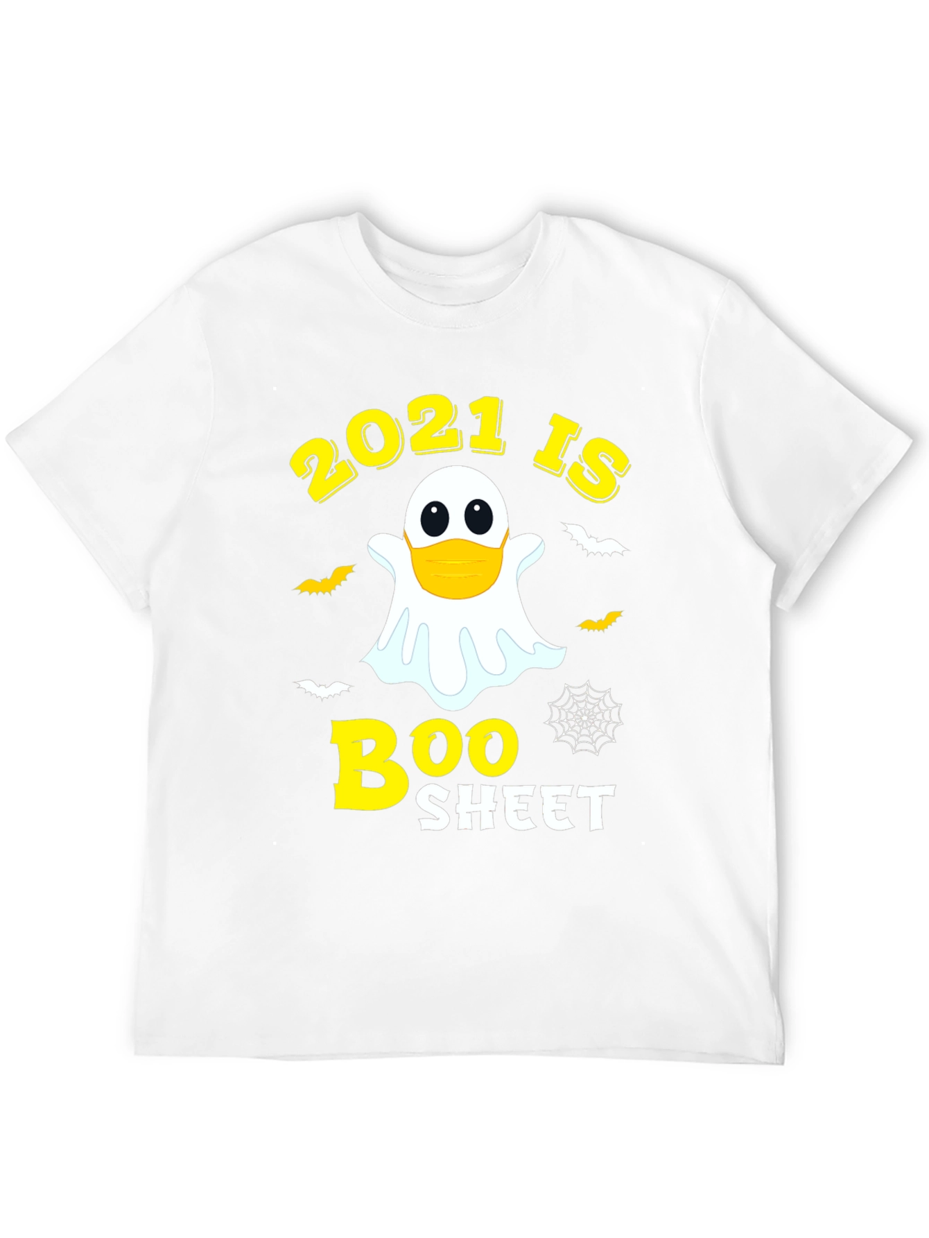 2021 Is Boo Sheet Funny Halloween Ghost T-Shirt