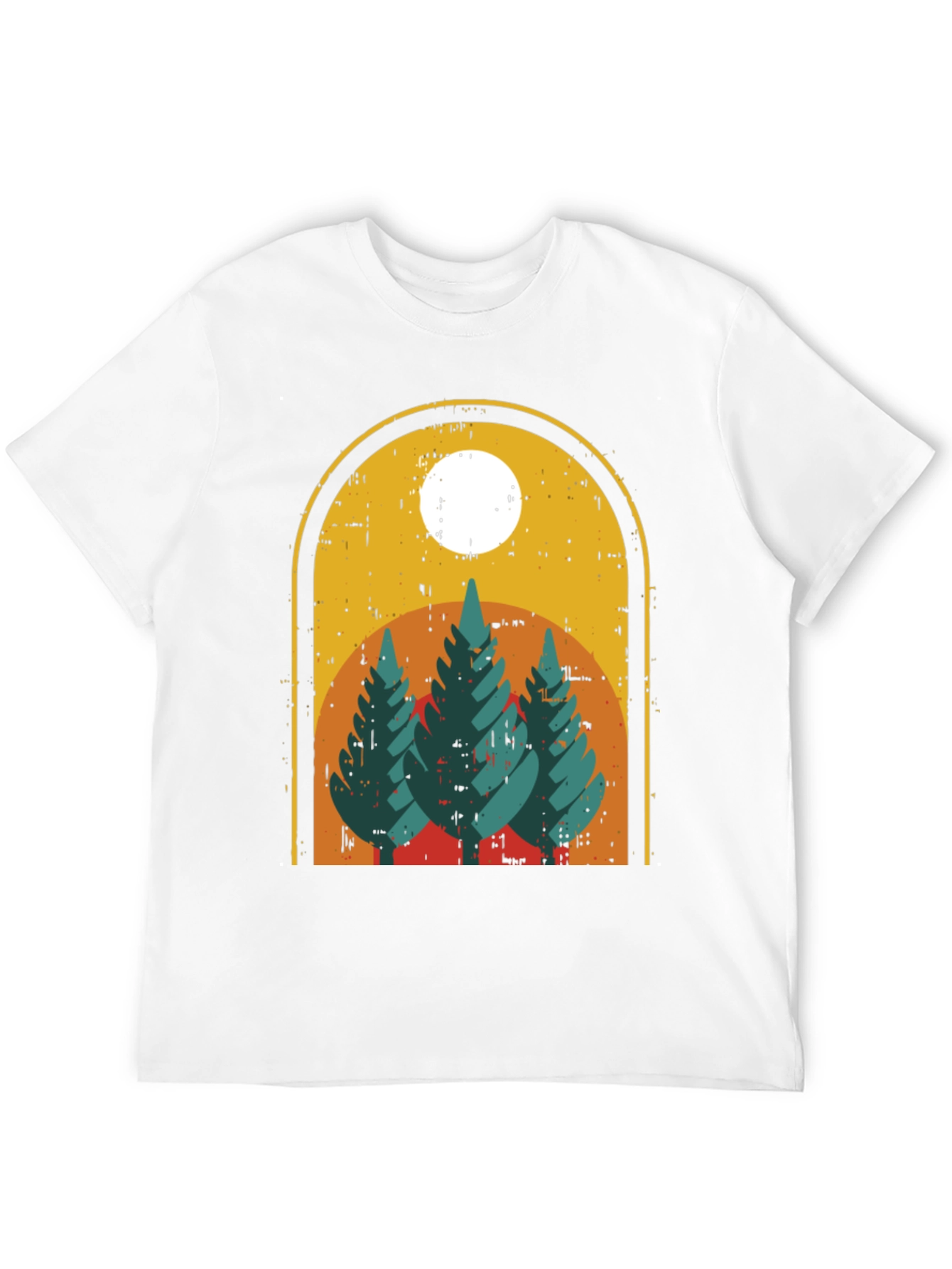Retro Forest T-Shirt - Nature Adventure Tee