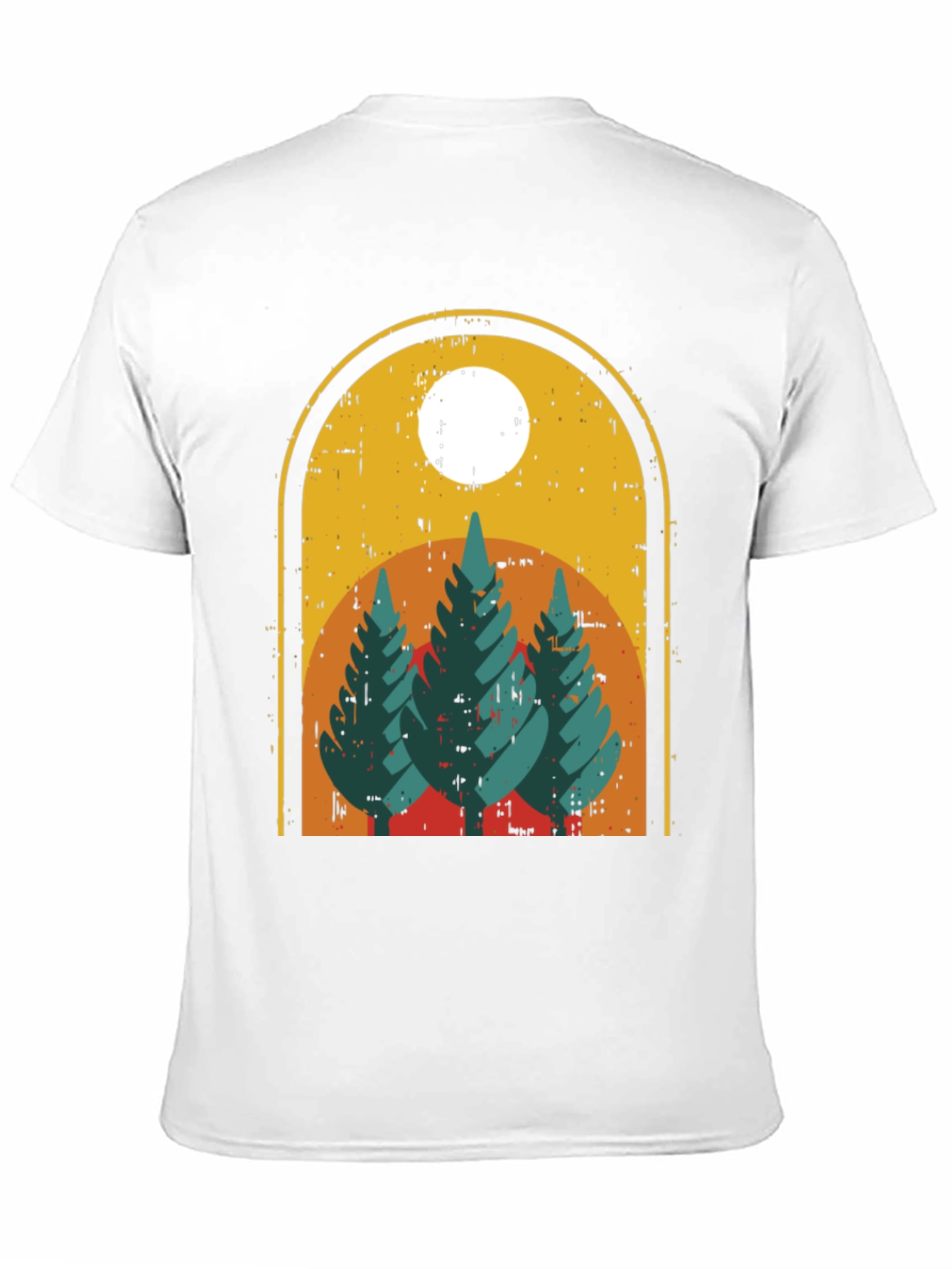 Retro Forest T-Shirt - Nature Adventure Tee
