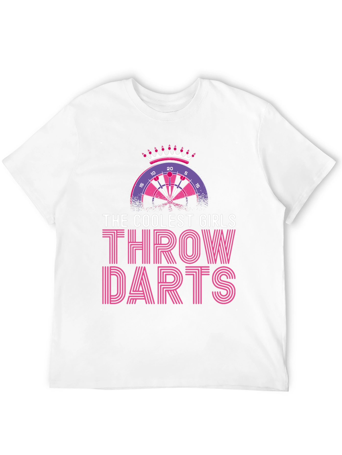 Coolest Girls Throw Darts Graphic T-Shirt