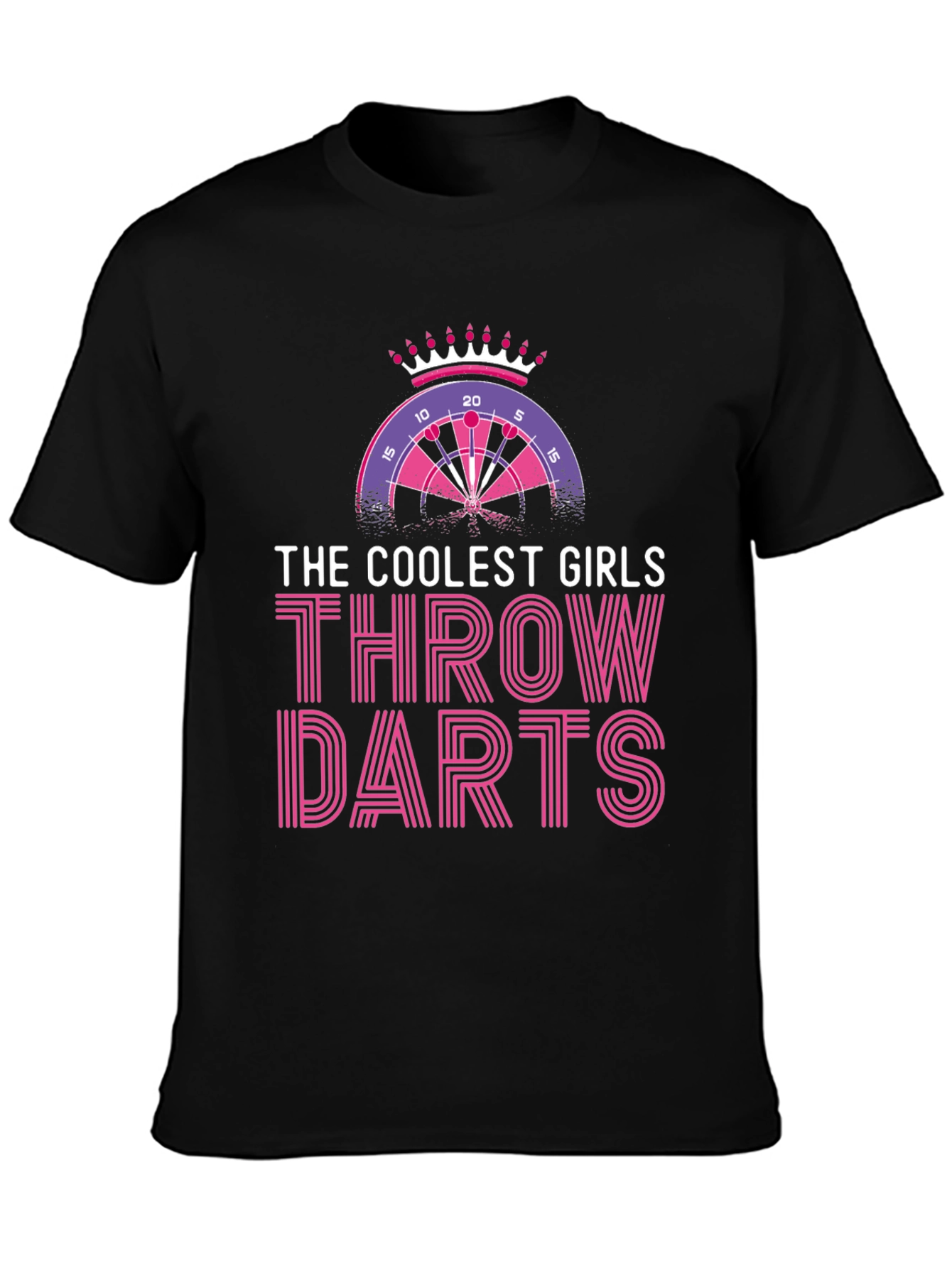 Coolest Girls Throw Darts Graphic T-Shirt