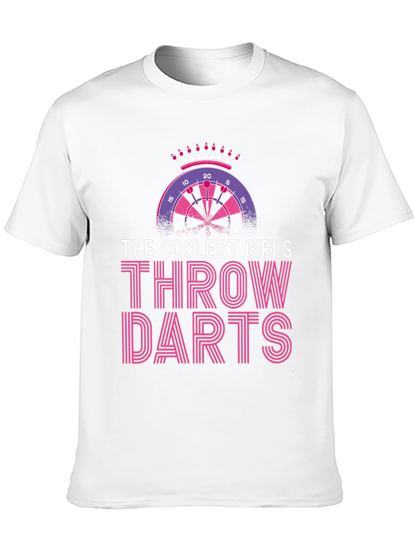 Coolest Girls Throw Darts Graphic T-Shirt