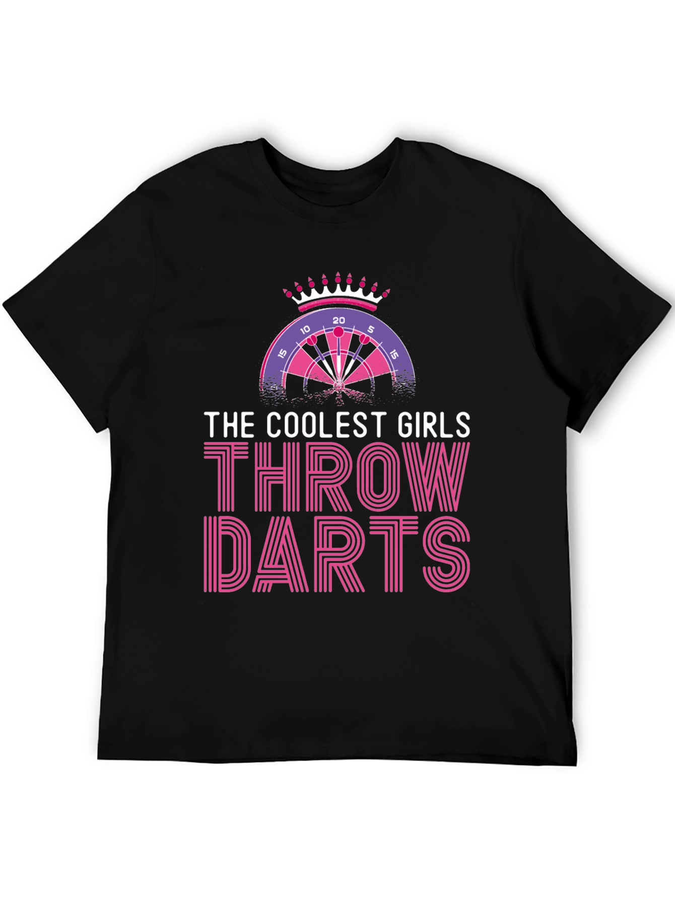 Coolest Girls Throw Darts Graphic T-Shirt