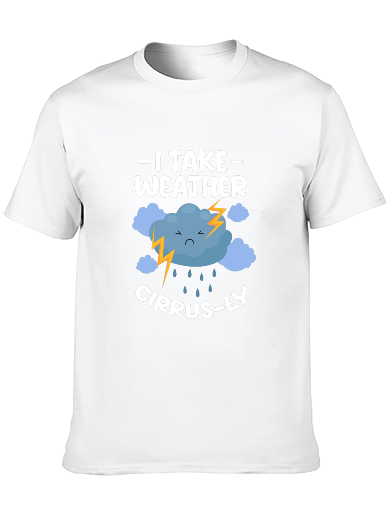 Weather Pun T-Shirt: I Take Weather Cirrus-ly