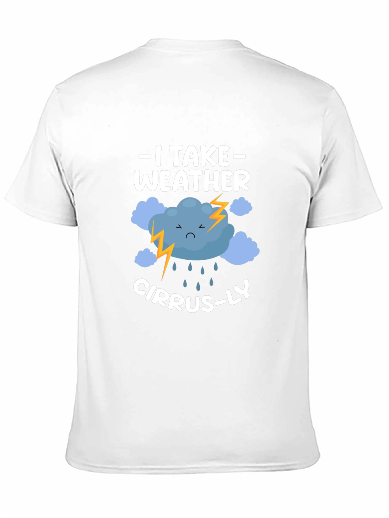 Weather Pun T-Shirt: I Take Weather Cirrus-ly