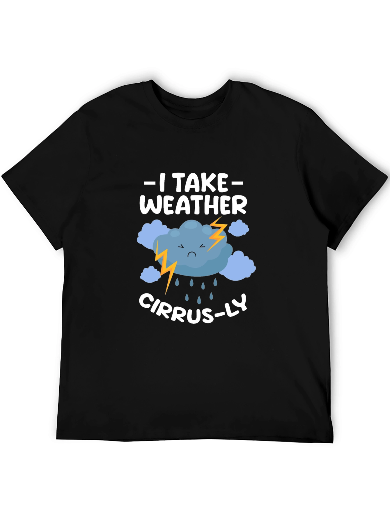 Weather Pun T-Shirt: I Take Weather Cirrus-ly