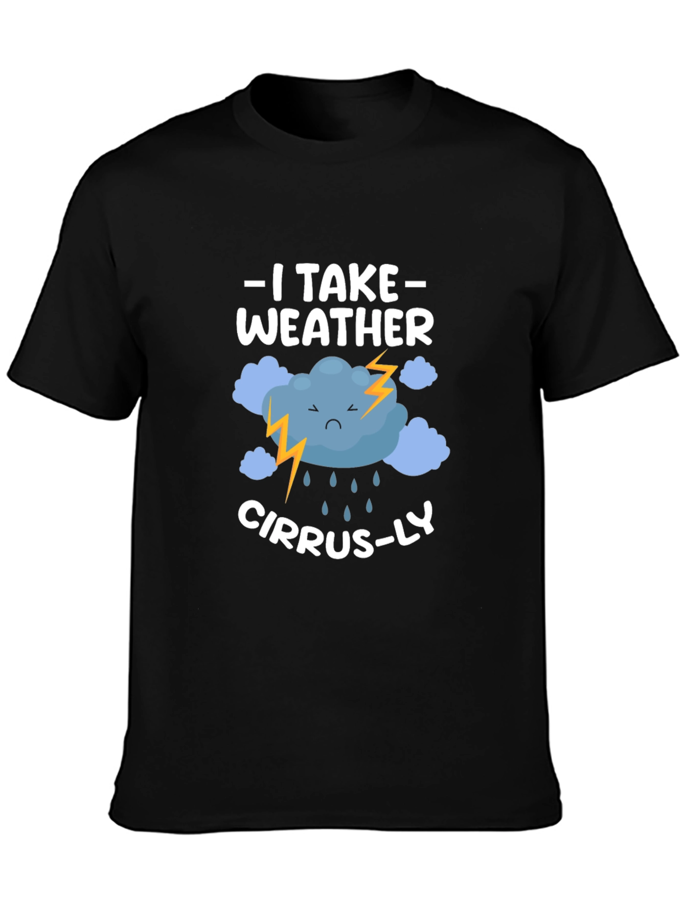 Weather Pun T-Shirt: I Take Weather Cirrus-ly