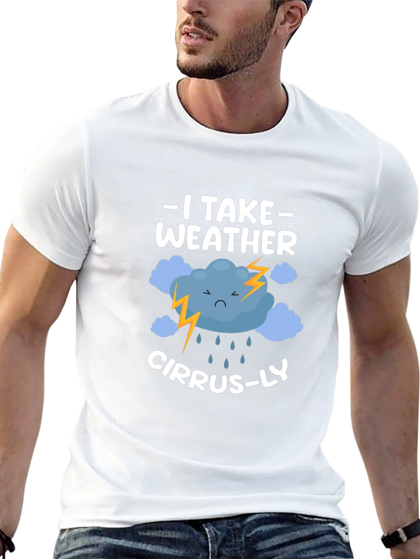 Weather Pun T-Shirt: I Take Weather Cirrus-ly