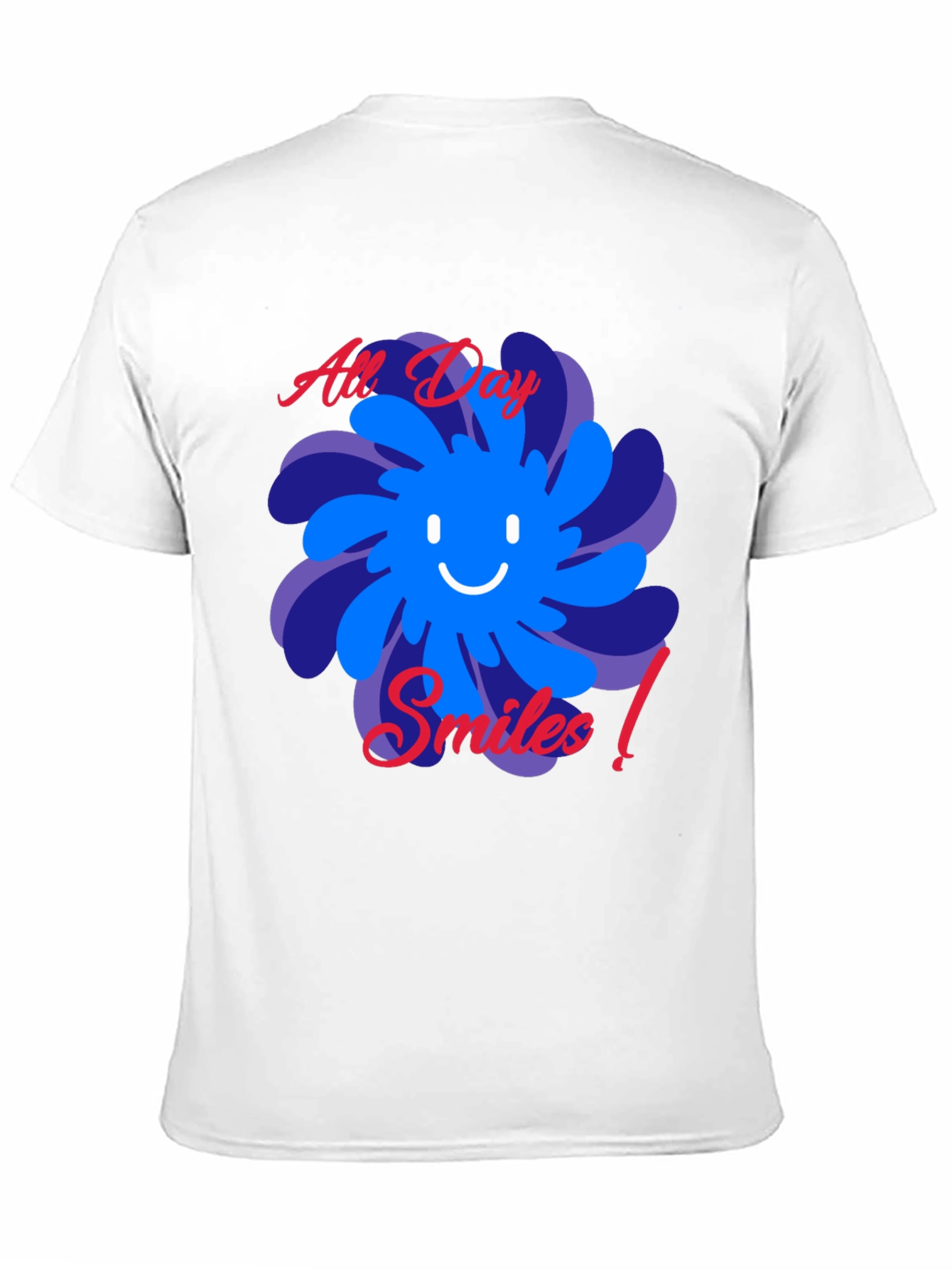 All Day Smiles Black Graphic Tee