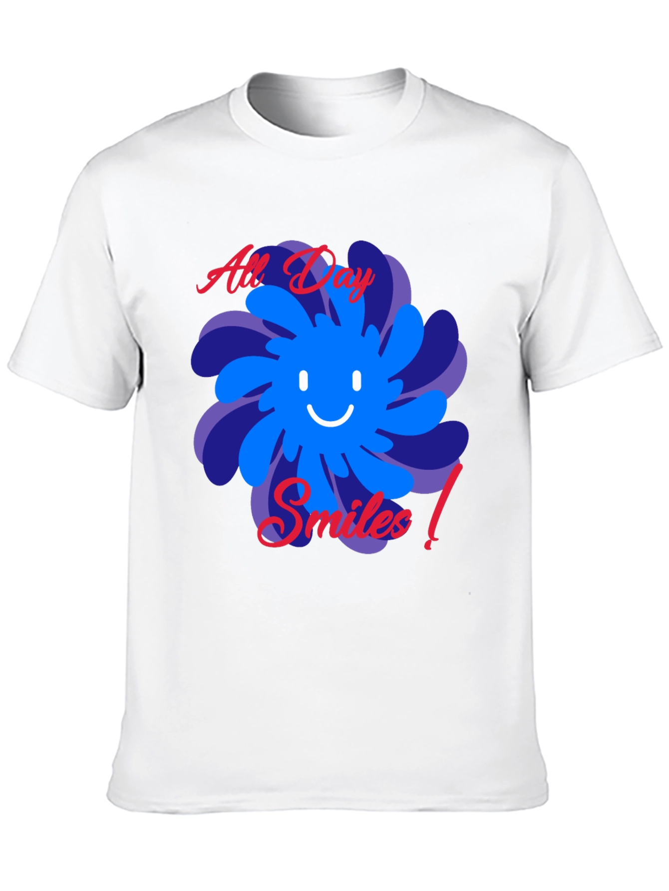 All Day Smiles Black Graphic Tee