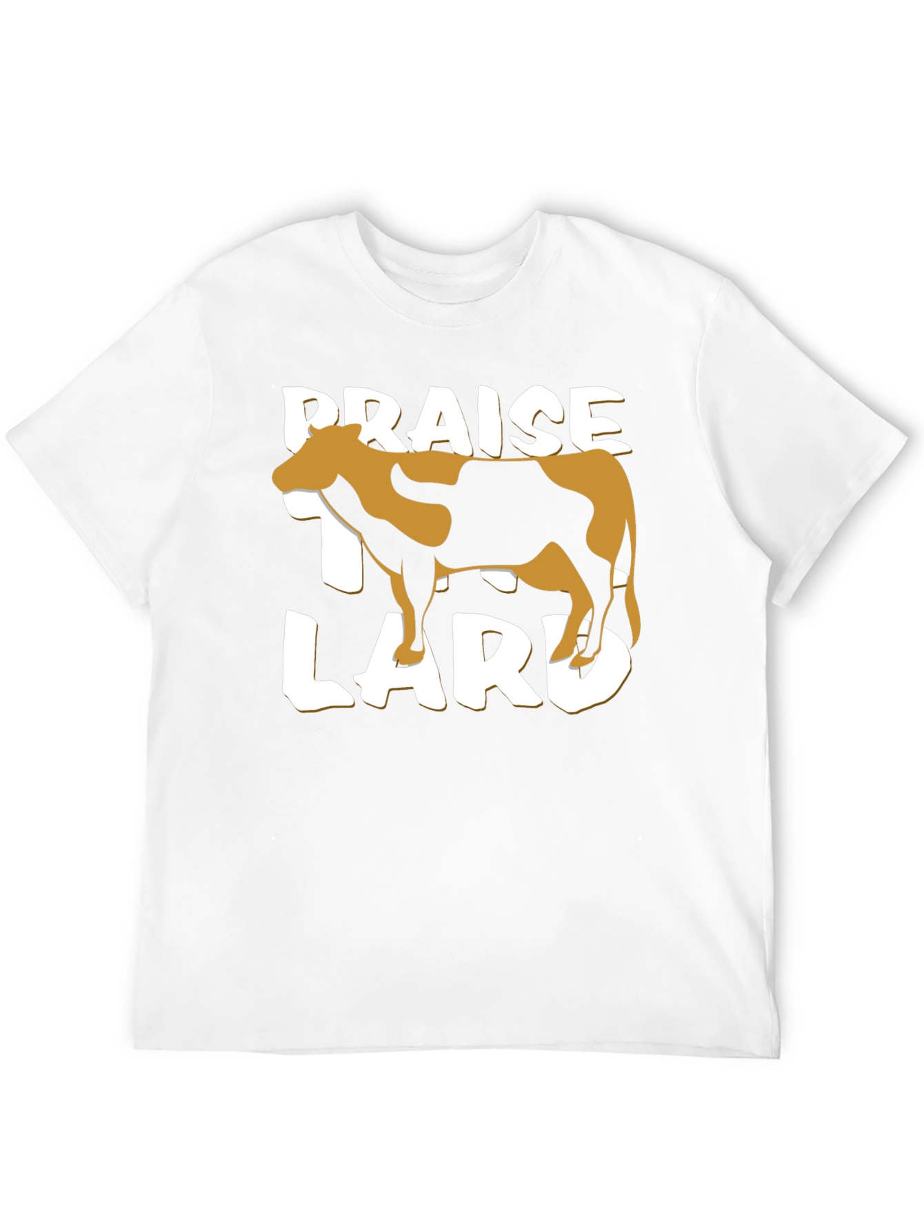Praise Lard Black Graphic T-Shirt