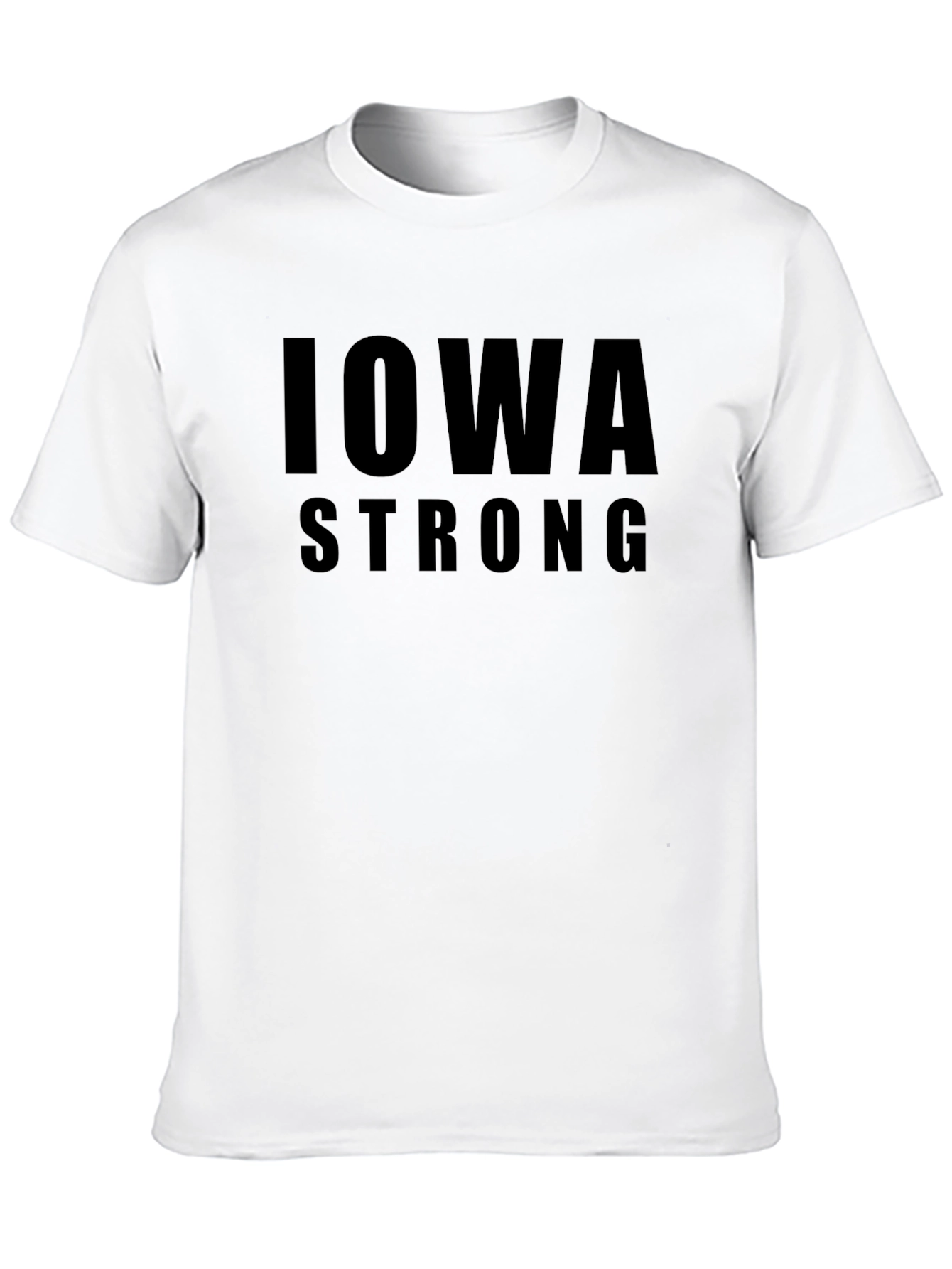 Iowa Strong T-Shirt - Black Graphic Tee