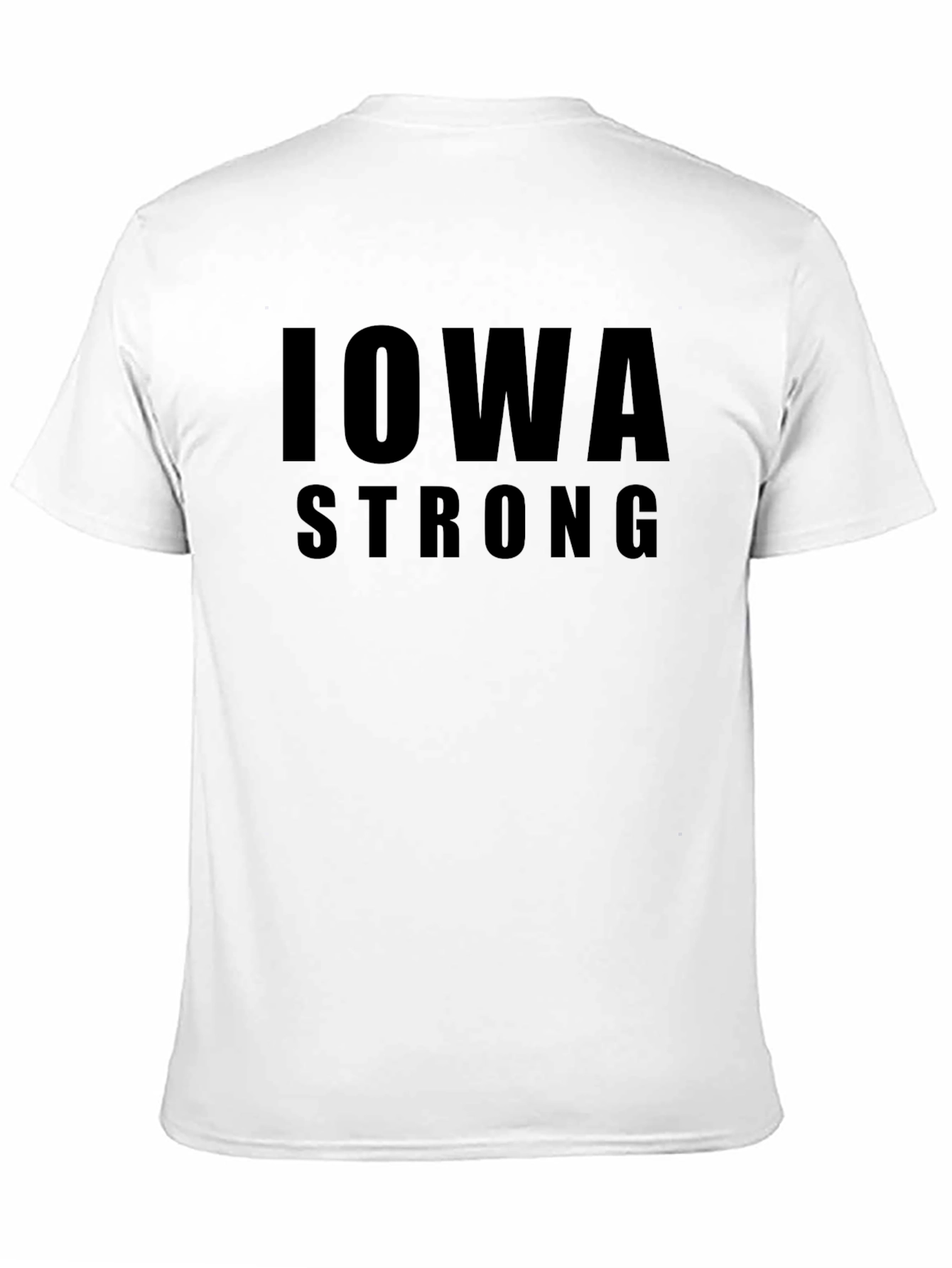 Iowa Strong T-Shirt - Black Graphic Tee