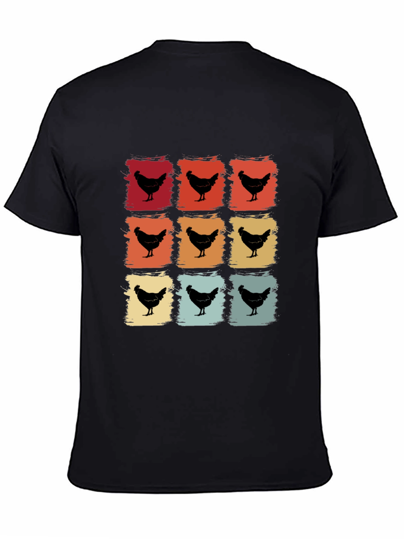 Retro Chicken Graphic Tee - Farm Animal Lovers Gift