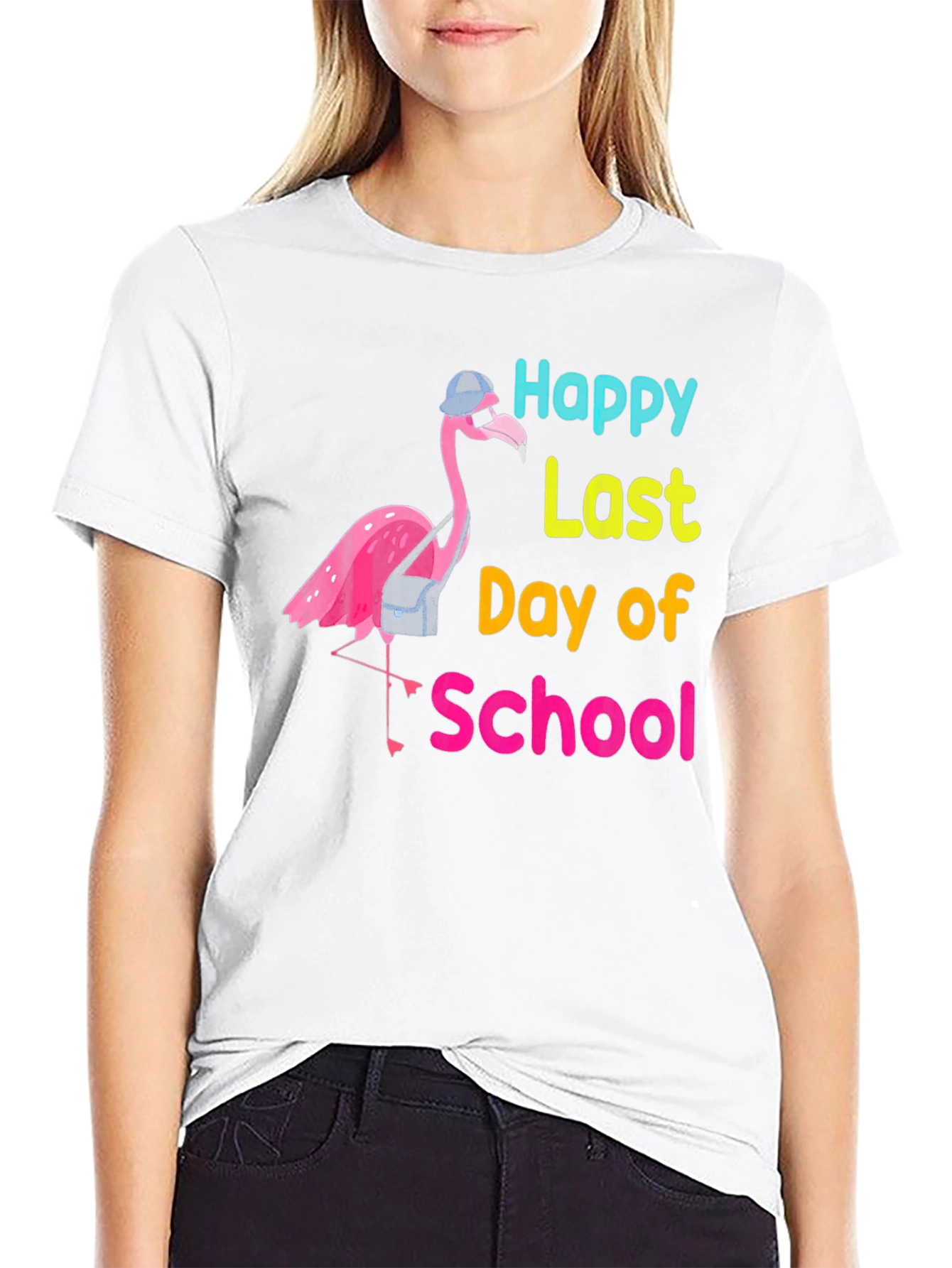 Happy Last Day of School Flamingo T-Shirt