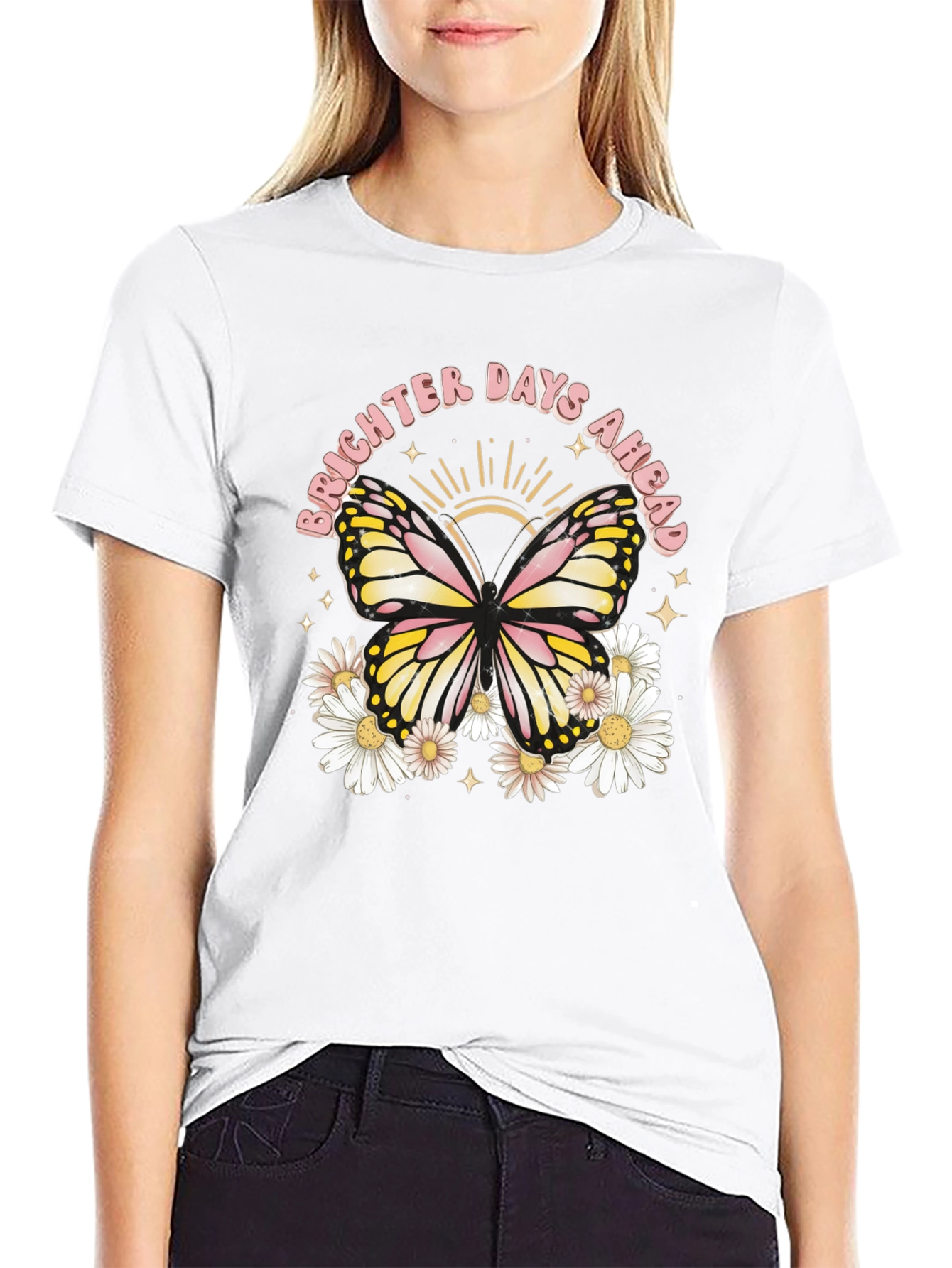 Brighter Days Ahead Butterfly T-Shirt