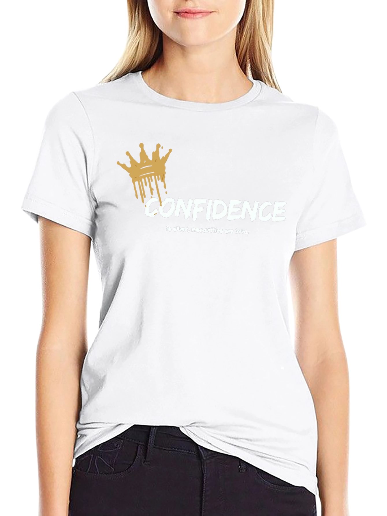 Confidence Graphic Print T-Shirt