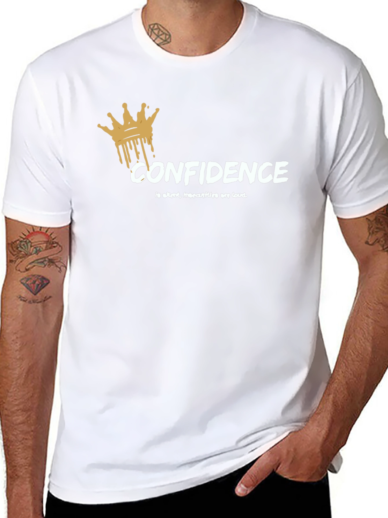 Confidence Graphic Print T-Shirt