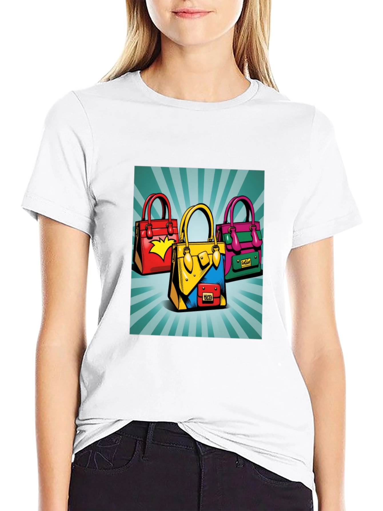 Funky Handbag Graphic Tee