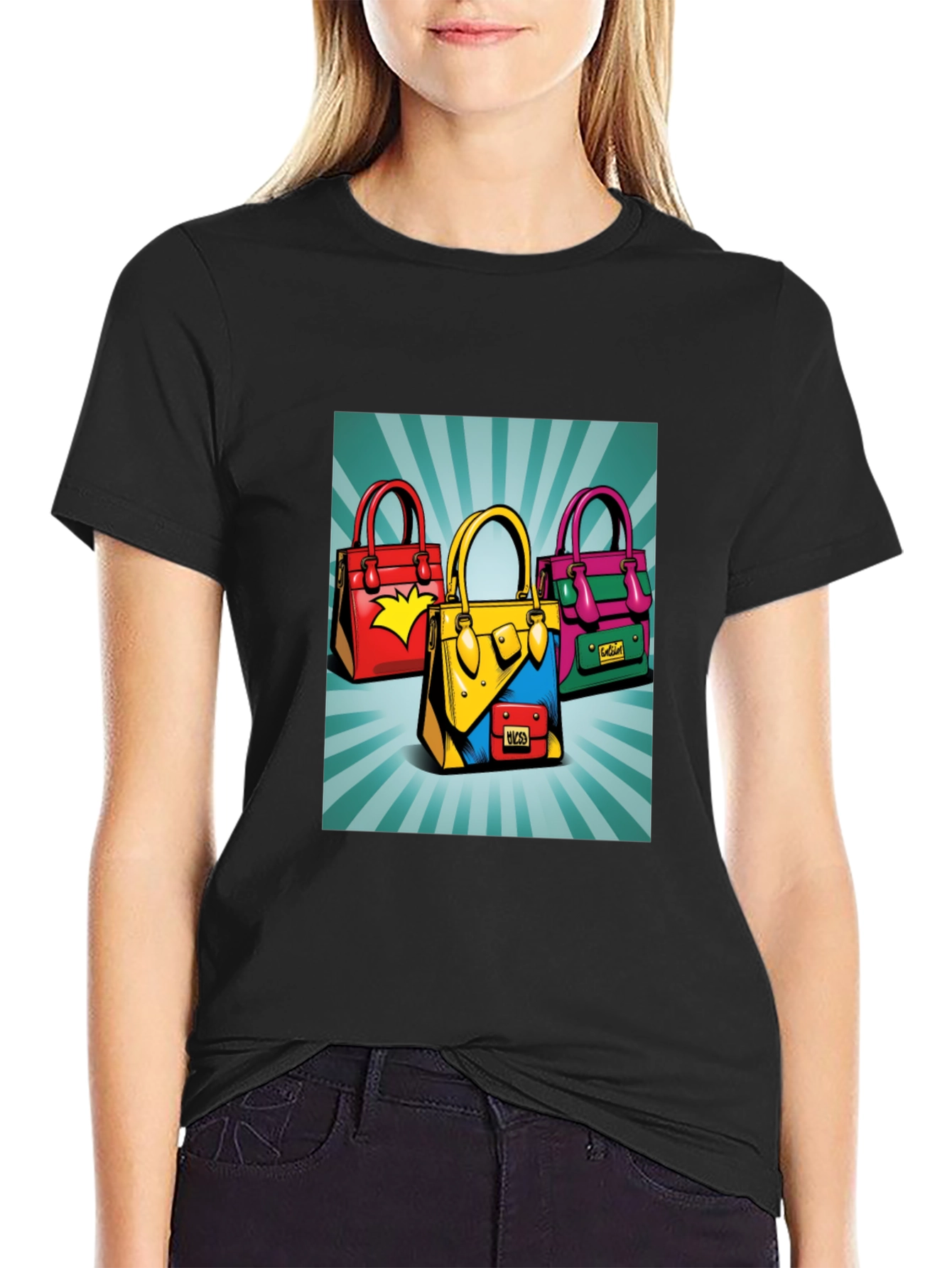Funky Handbag Graphic Tee