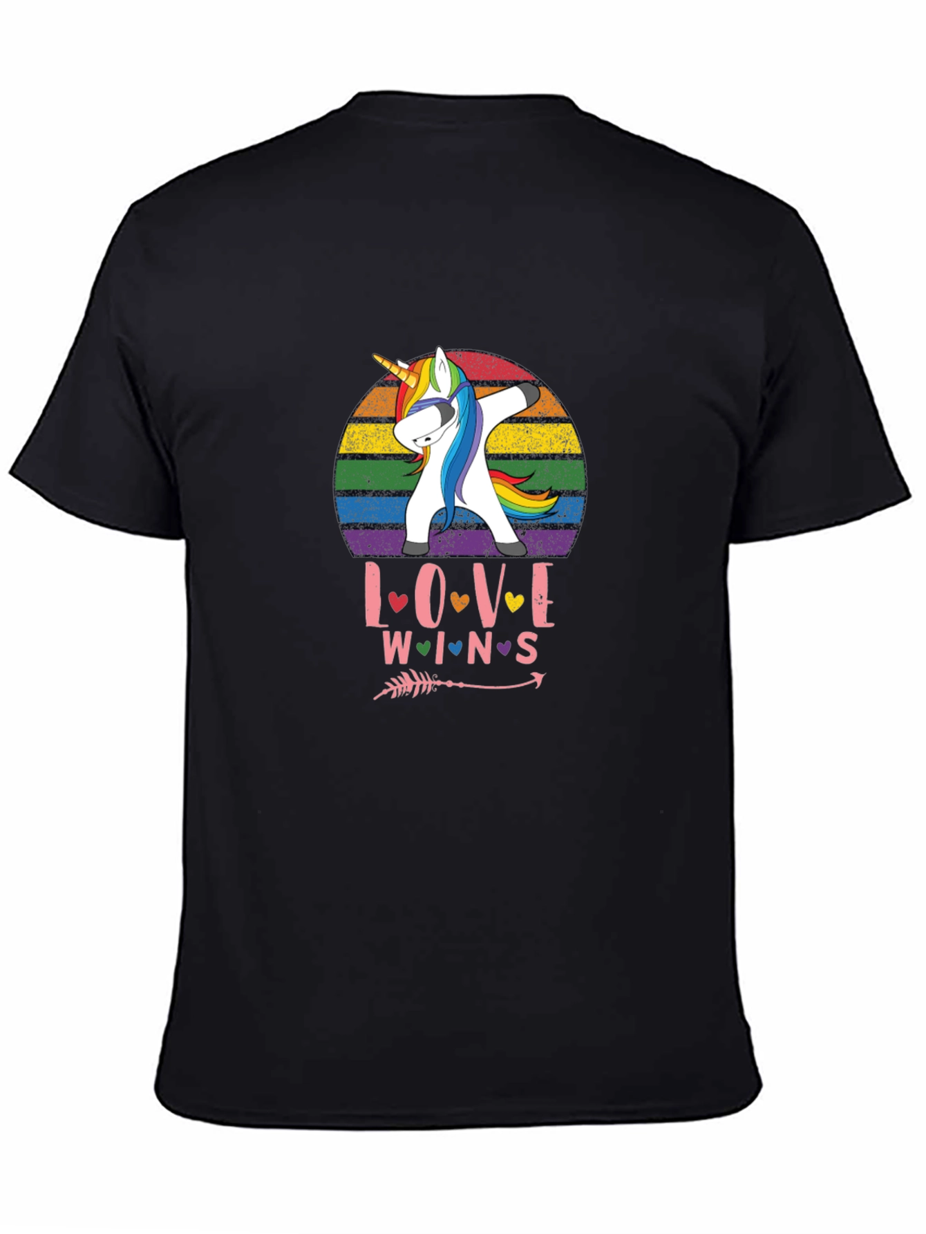 Love Wins Rainbow Unicorn T-Shirt