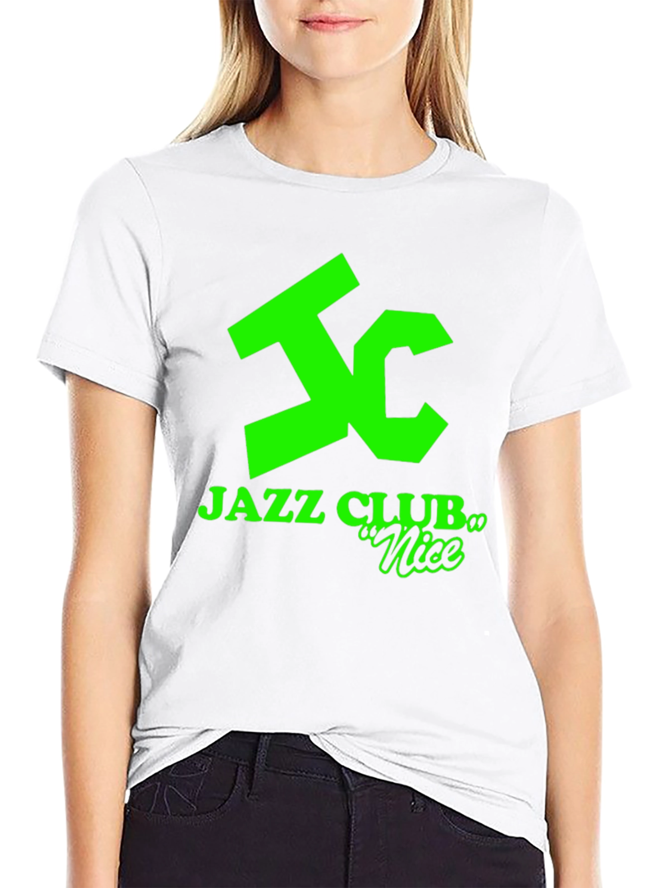 Jazz Club Nice T-Shirt - Graphic Print Tee