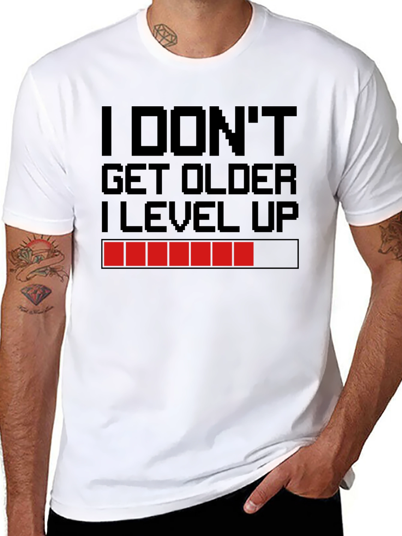 I Dont Get Older I Level Up Gamer T-Shirt
