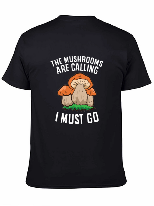 Mushroom Calling T-Shirt - Nature Lover Tee
